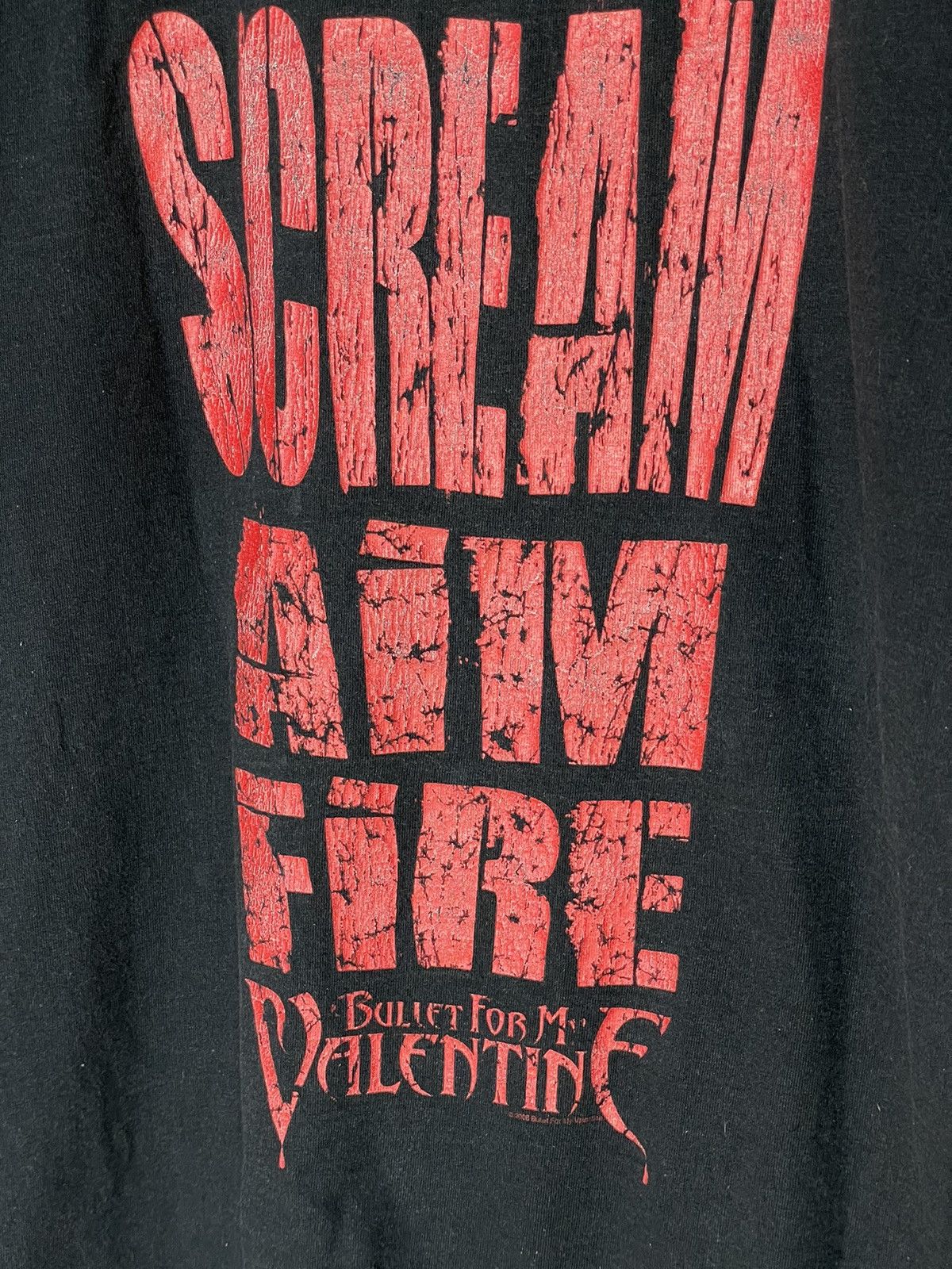 Band Tees × Hanes × Vintage 2006 Bullet For My Valentine Overprint Band Tshirt Size US M / EU 48-50 / 2 - 8 Thumbnail