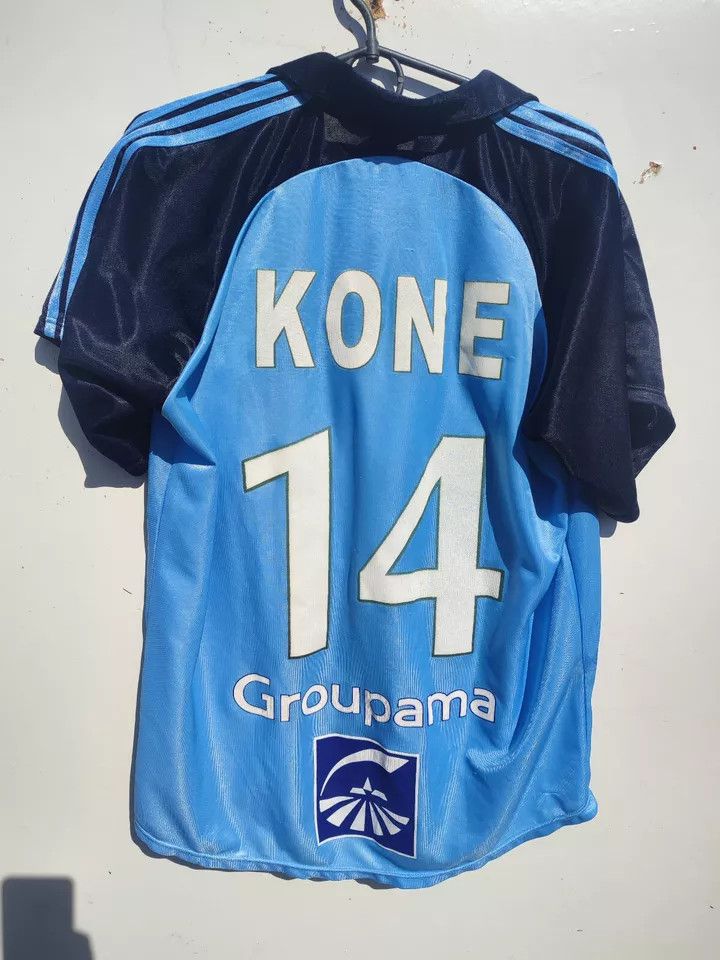 Adidas Olympique de Marseille Away 2008-09 Adidas Kone #14 FOOTBALL Size US M / EU 48-50 / 2 - 5 Thumbnail