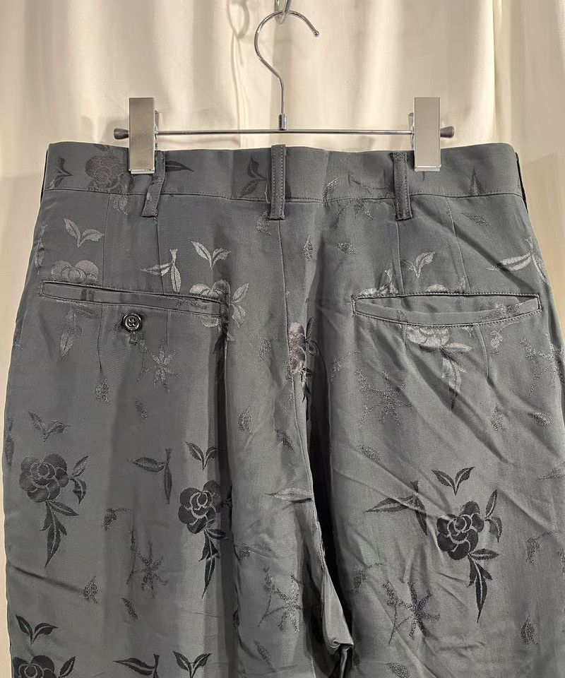Yohji Yamamoto Yohji Yamamoto Pour Homme AW97 Jacquard Flower Trousers Size US 32 / EU 48 - 5 Thumbnail