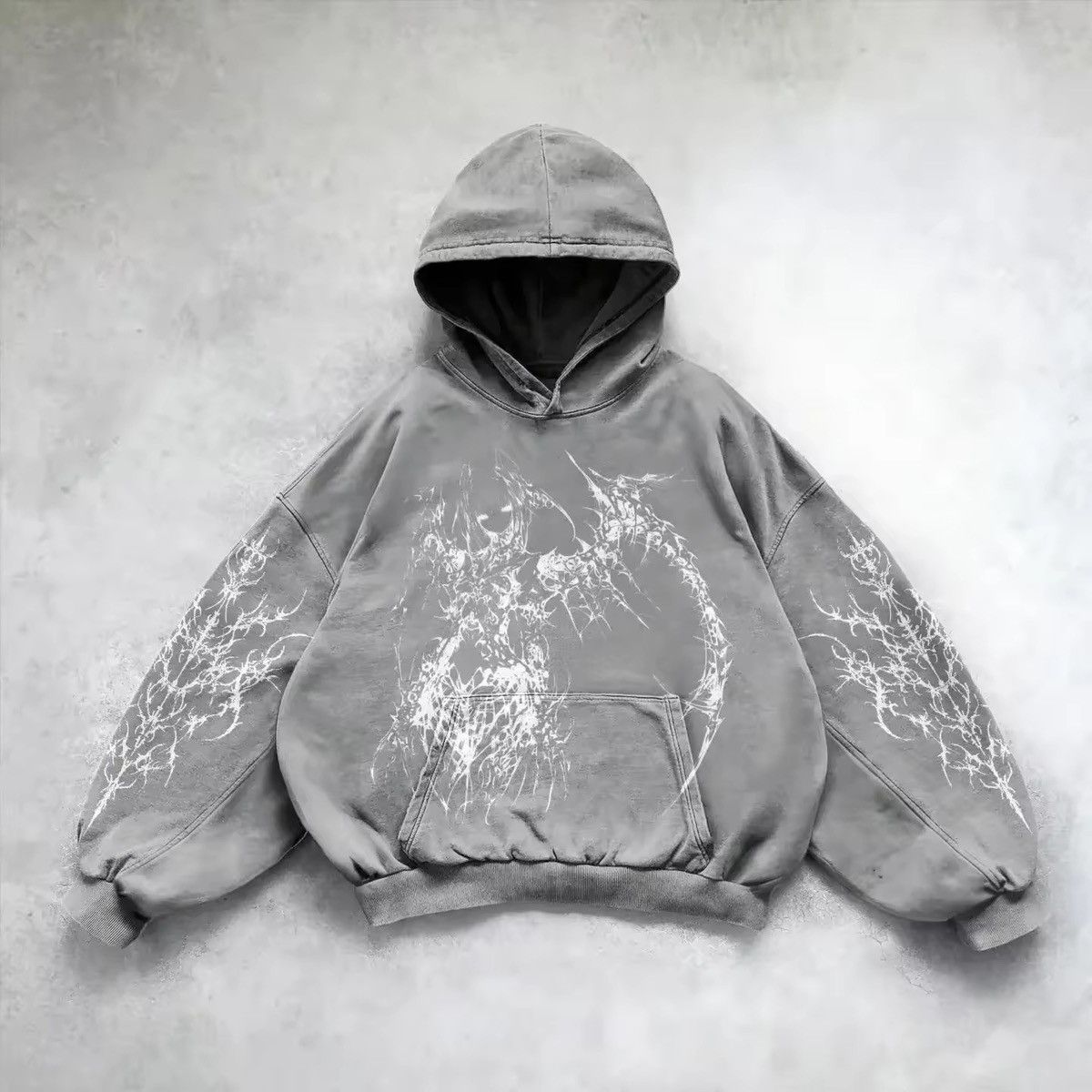 Japanese Brand Gothic Angel Graphic Hoodie Size US S / EU 44-46 / 1 - 2 Thumbnail