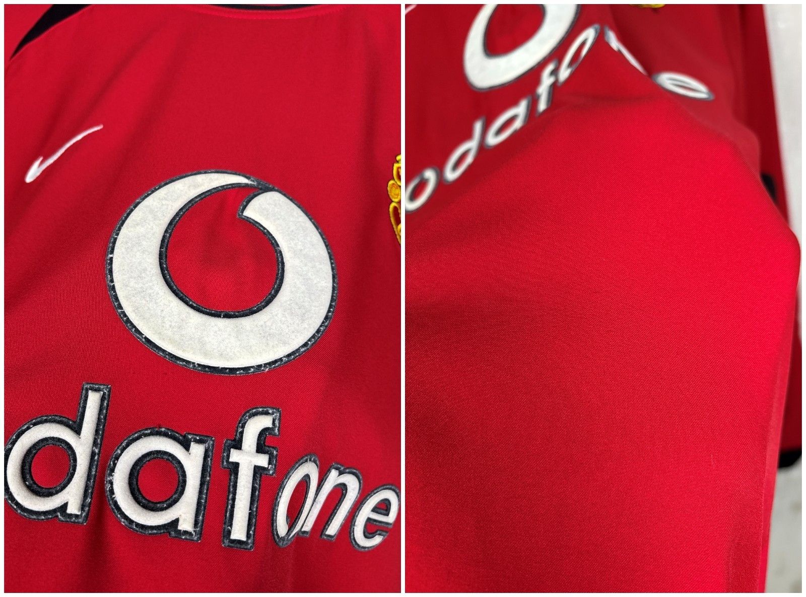 Nike Vintage Manchester United 2002-2004 Home Shirt Long Sleeve Size US M / EU 48-50 / 2 - 9 Thumbnail