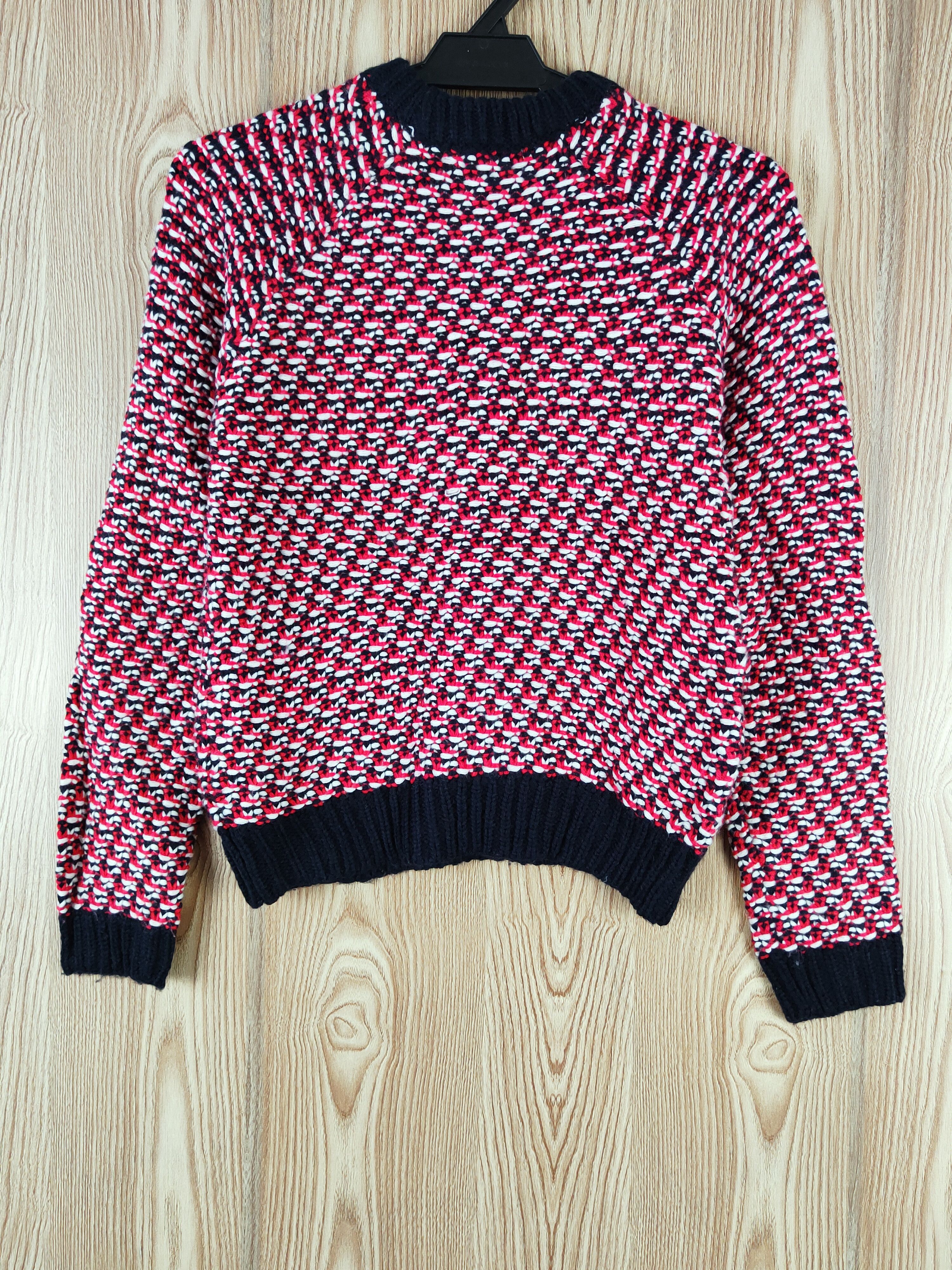 Japanese Brand M.deux Red Knitwear Sweatshirts #W124 Size XS / US 0-2 / IT 36-38 - 7 Thumbnail