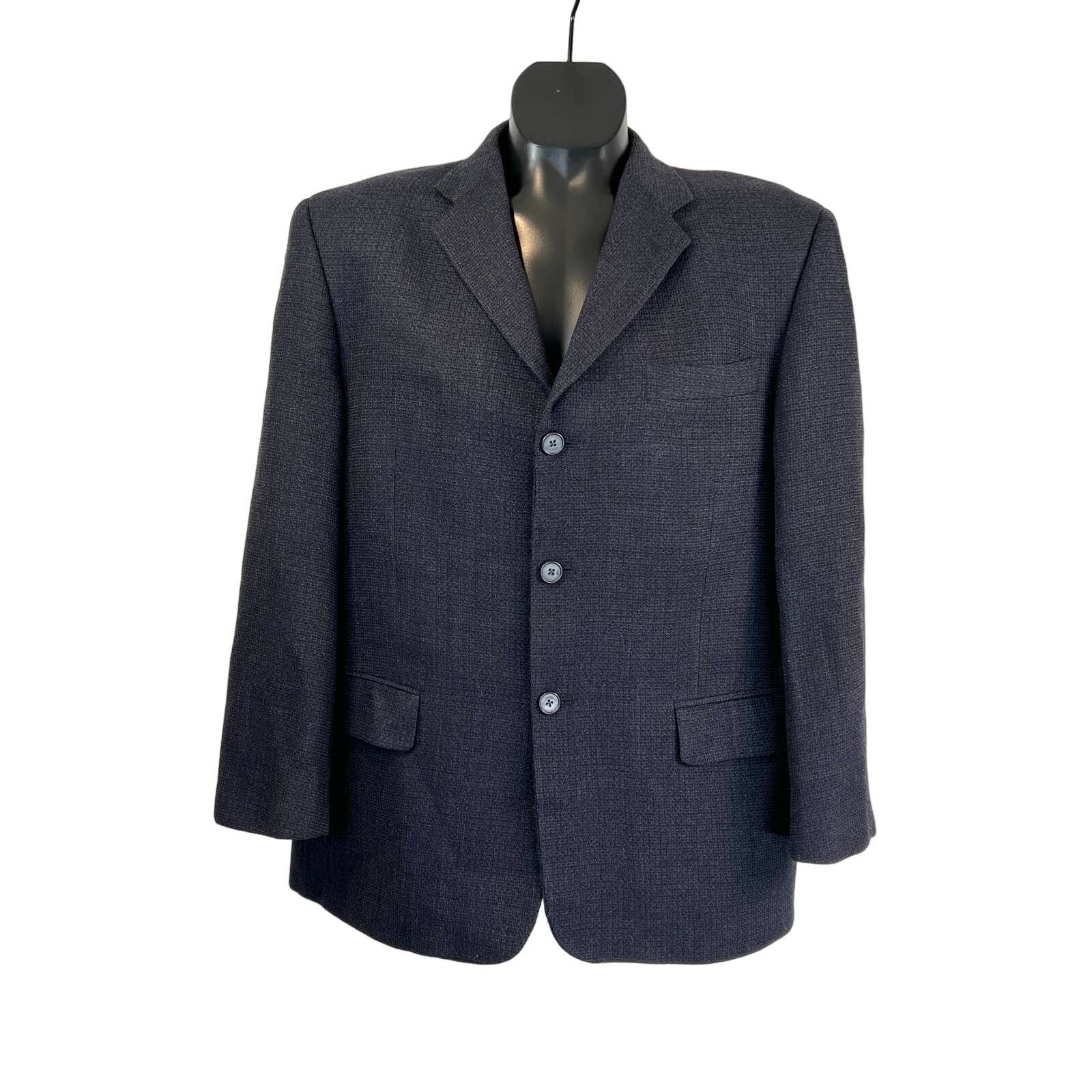 Pierre Cardin Pierre Cardin Blazer Wool 42S Slim Fit Blue Size 42S - 1 Thumbnail