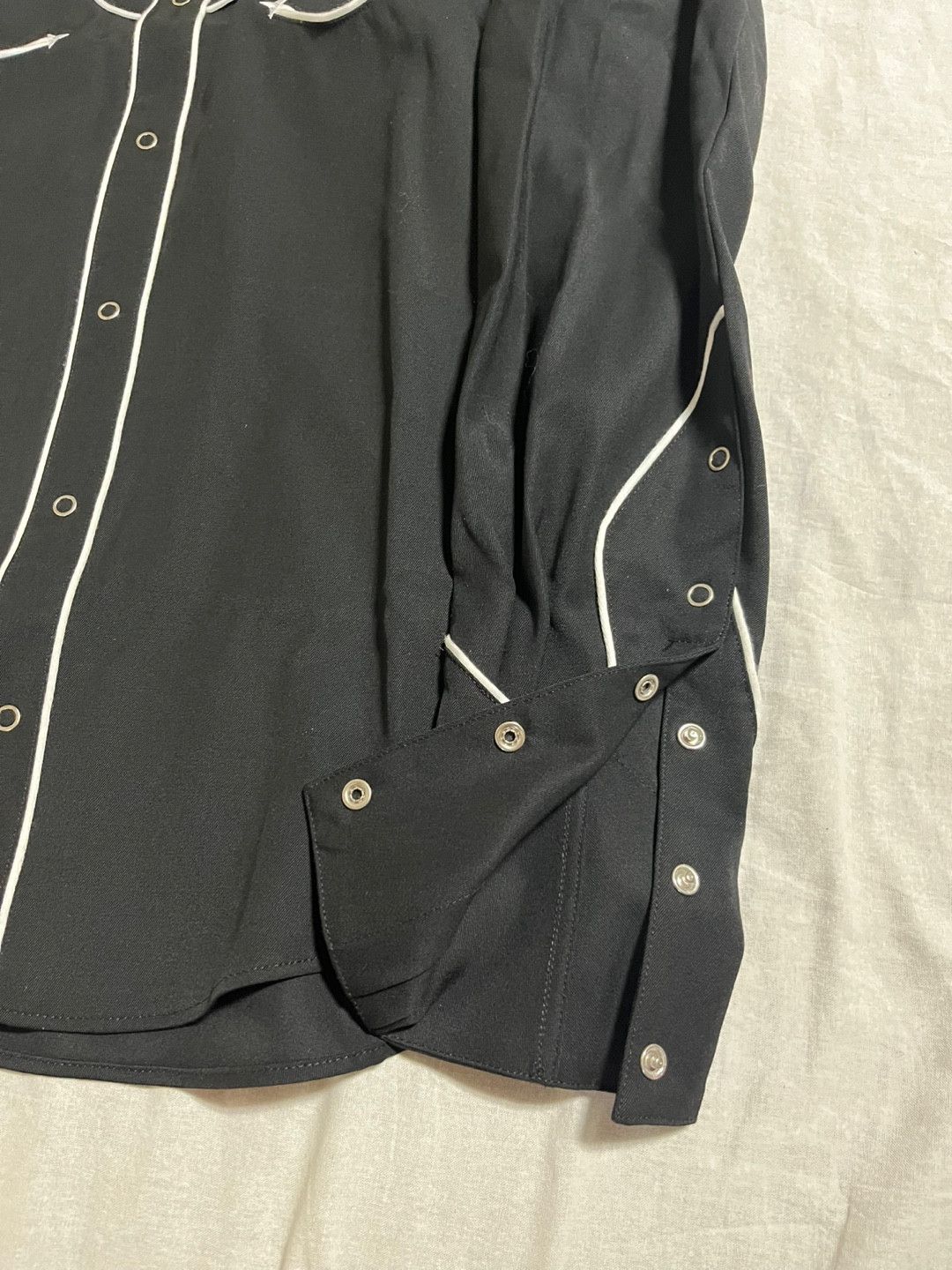 KOZABURO western slim fit wool shirt Size US M / EU 48-50 / 2 - 5 Thumbnail