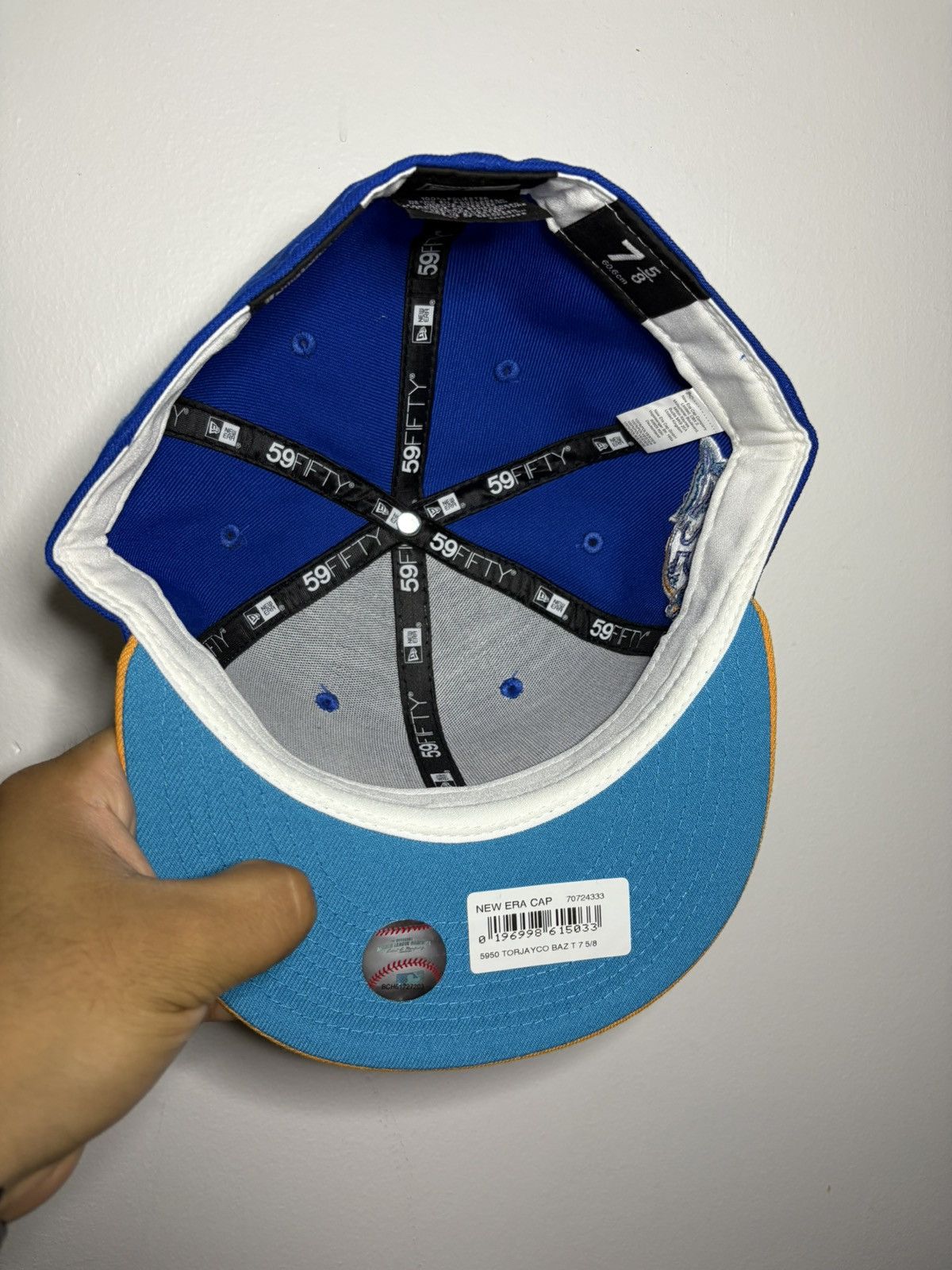 New Era Sz. 7 5/8 MLB Toronto Blue Jays Fitted Topperz 25th Size ONE SIZE - 6 Thumbnail