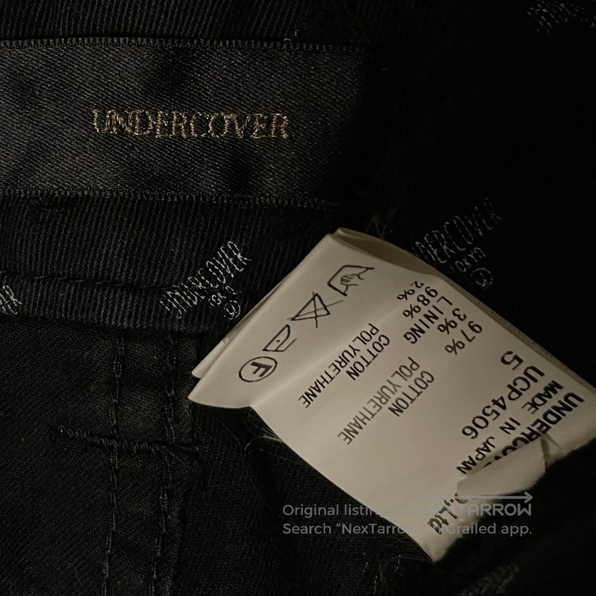 Undercover Undercover Distressed Black Denim Pants Size 5. Size US 34 / EU 50 - 5 Thumbnail