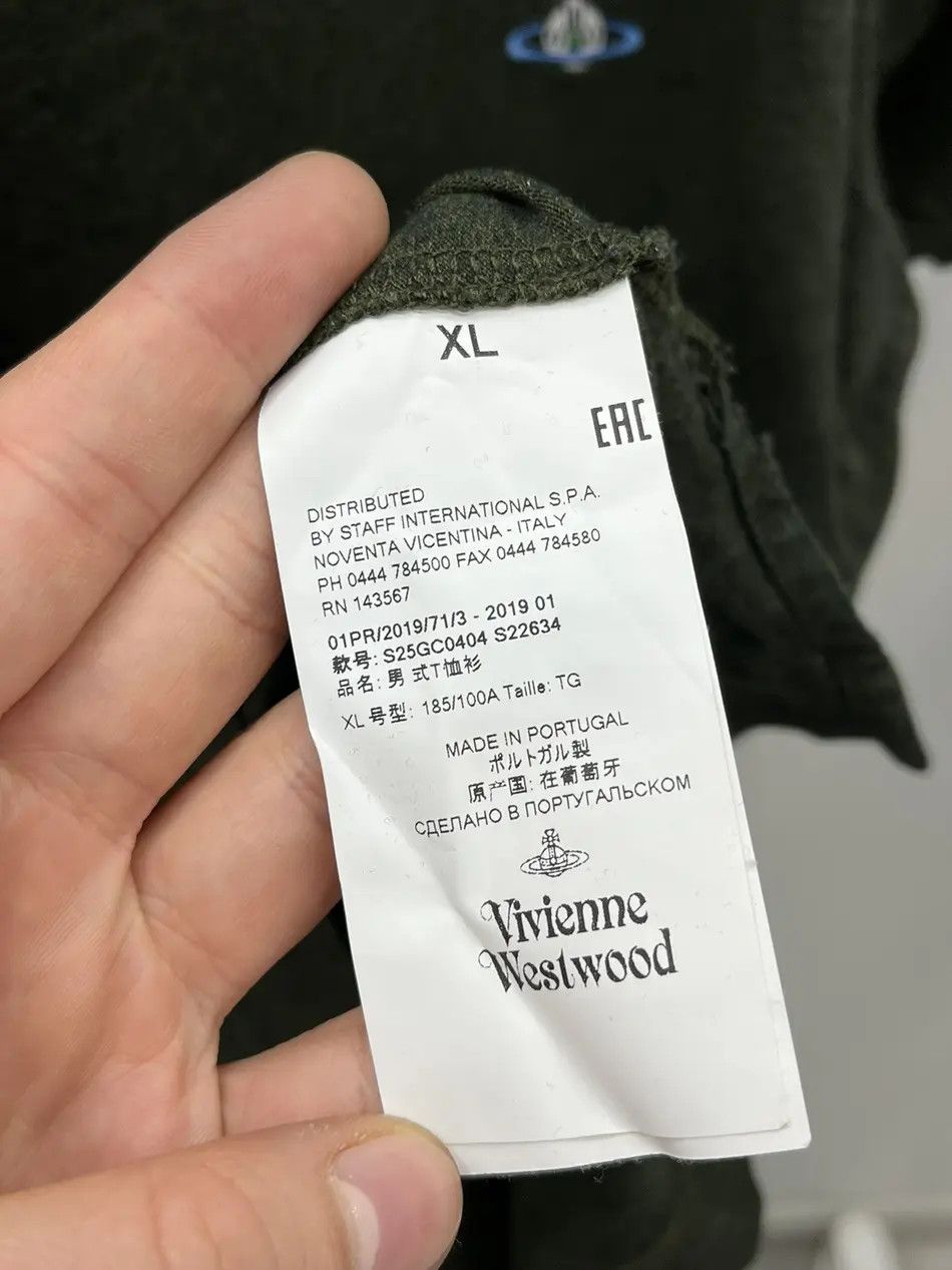 Vivienne Westwood Vivienne Westwood Green Orb T-shirt Tee Size US XL / EU 56 / 4 - 3 Thumbnail