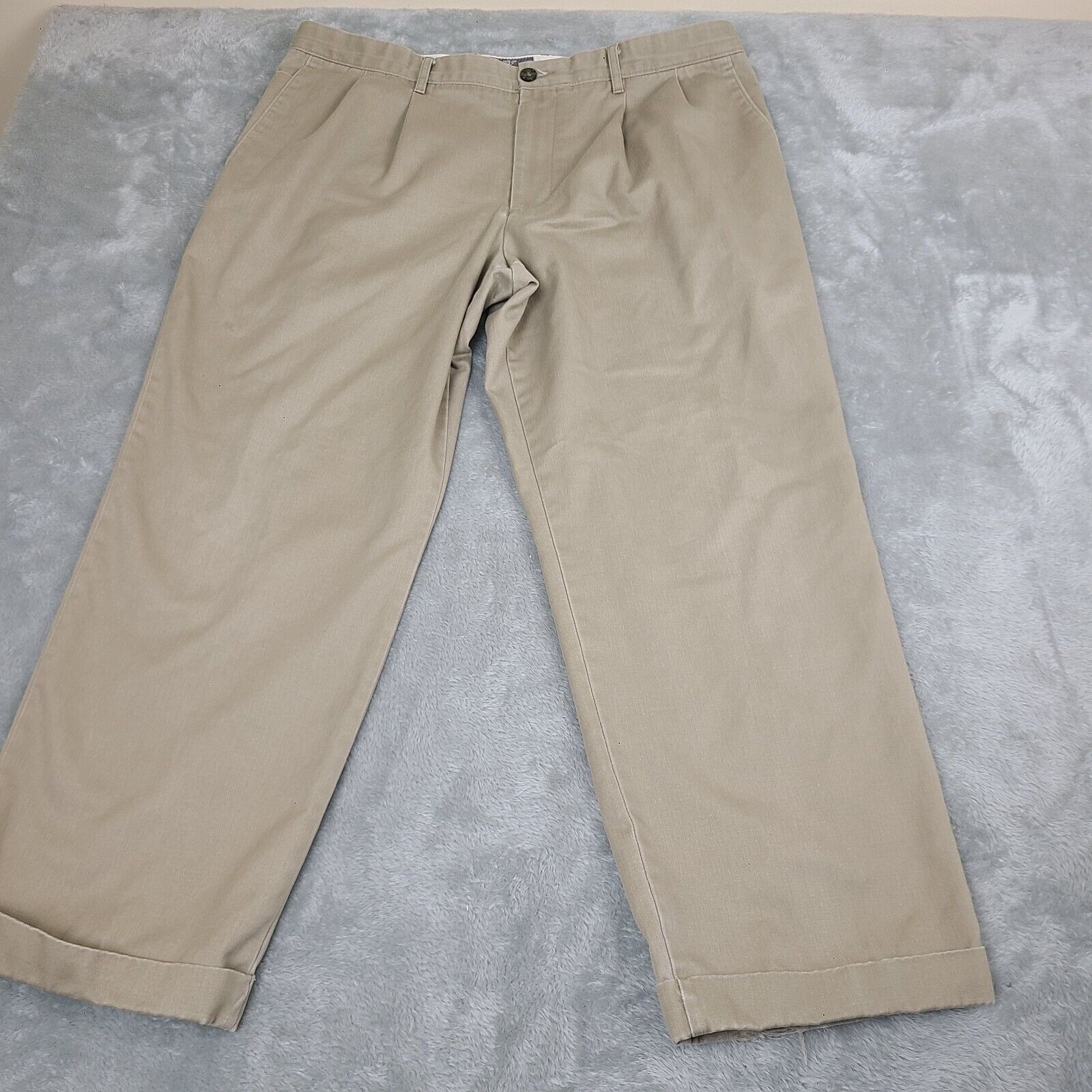 Dockers Dockers Mens Signature Khaki Classic Fit Tan Dress Pants Siz Size US 38 / EU 54 - 1 Thumbnail