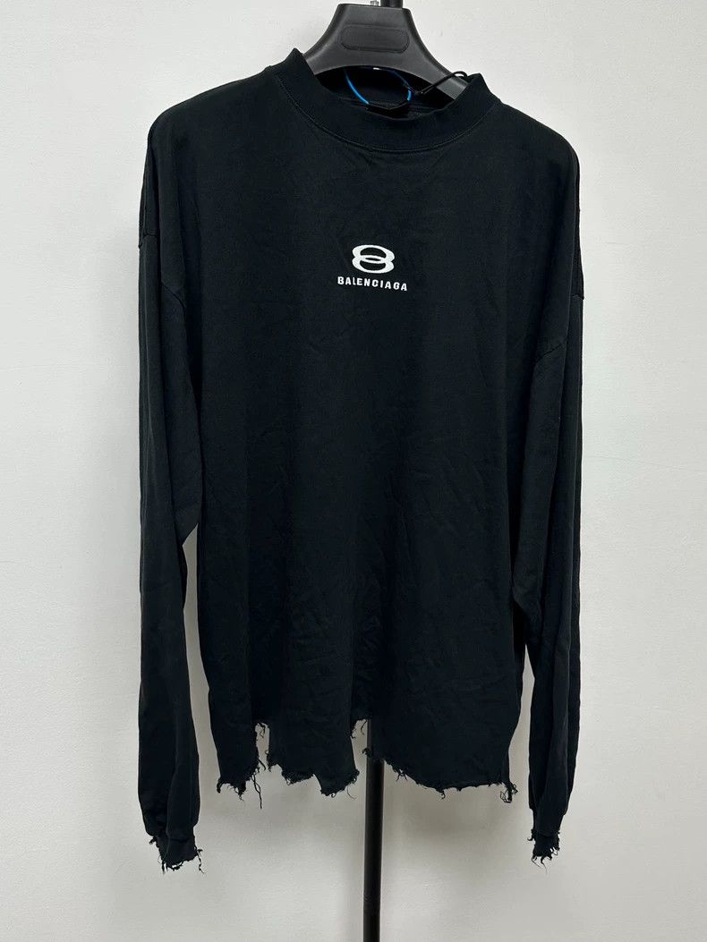 Balenciaga Balenciaga size 1 Double ring tassels destroy long sleeves Size US S / EU 44-46 / 1 - 1 Thumbnail