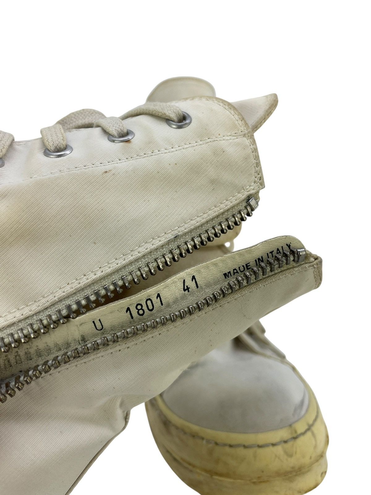 Rick Owens Rick Owens Vegan Drkshdw Ramones Triple White Size US 8 / EU 41 - 10 Thumbnail