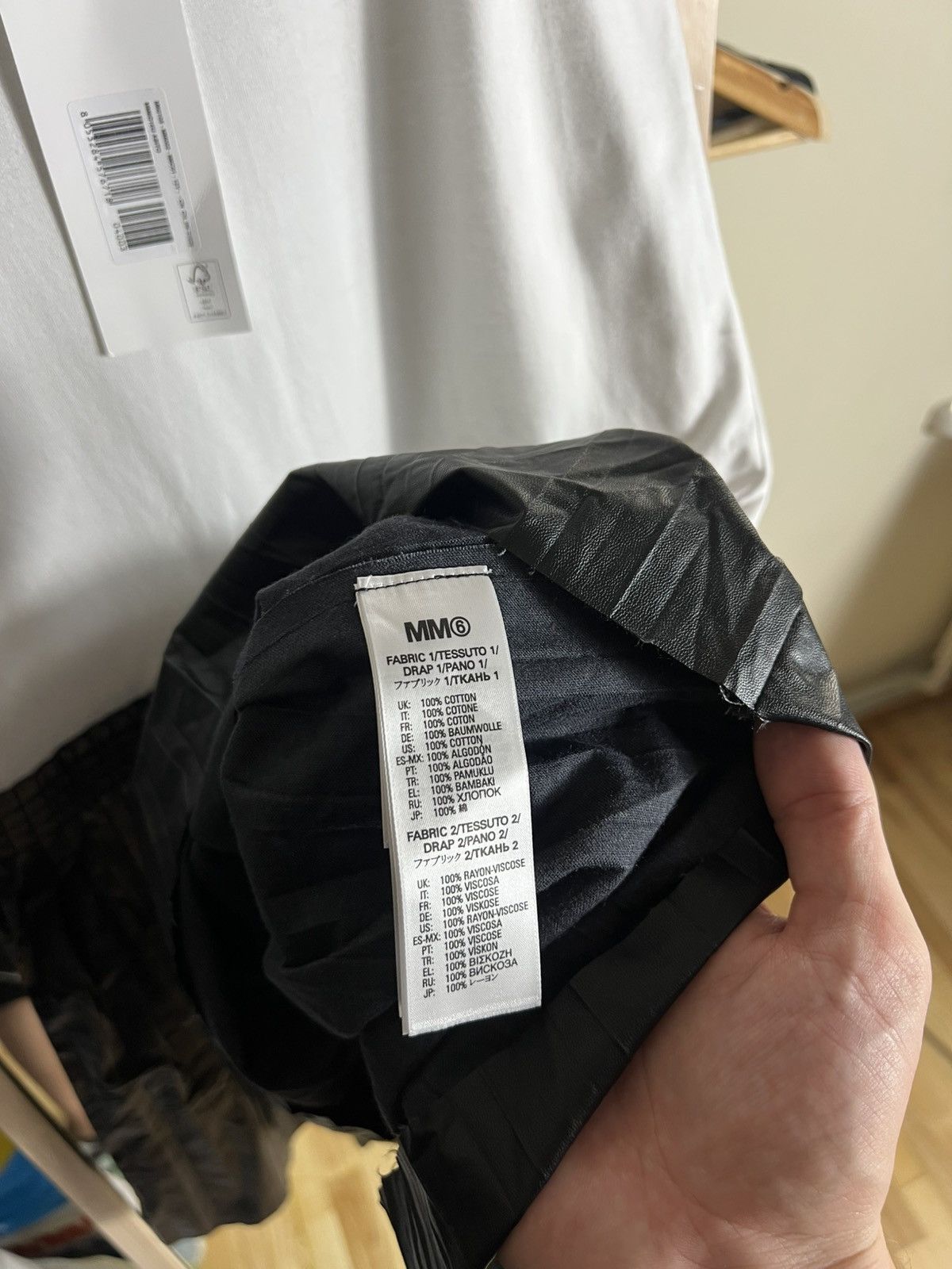 Maison Margiela Maison Margiela MM6 Contrast Panel Dress WhiteTop BlackSkirt Size S / US 4 / IT 40 - 10 Thumbnail