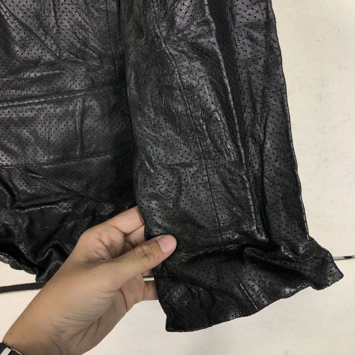 Japanese Brand Vintage Leather Jacket Ferrara Italy Issey Miyake Size US M / EU 48-50 / 2 - 17 Thumbnail