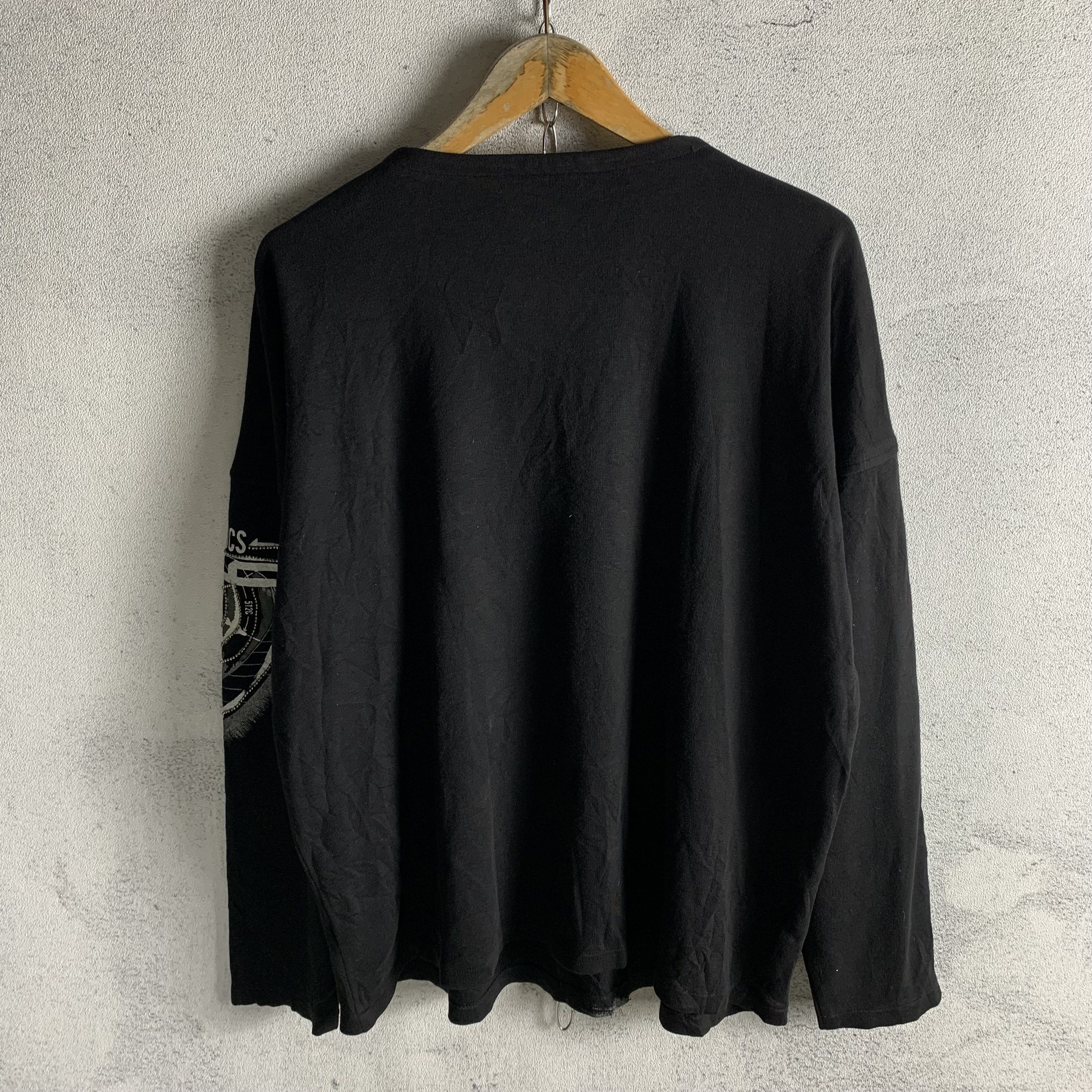 Kansai Yamamoto Vintage Kansai O2 Yamamoto Longsleeve Tshirt Size US M / EU 48-50 / 2 - 8 Thumbnail