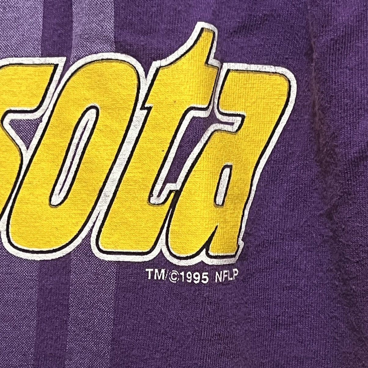 NFL × Vintage Vintage 1995 Logo 7 NFL Minnesota Vikings Shirt Large L Size US L / EU 52-54 / 3 - 3 Thumbnail