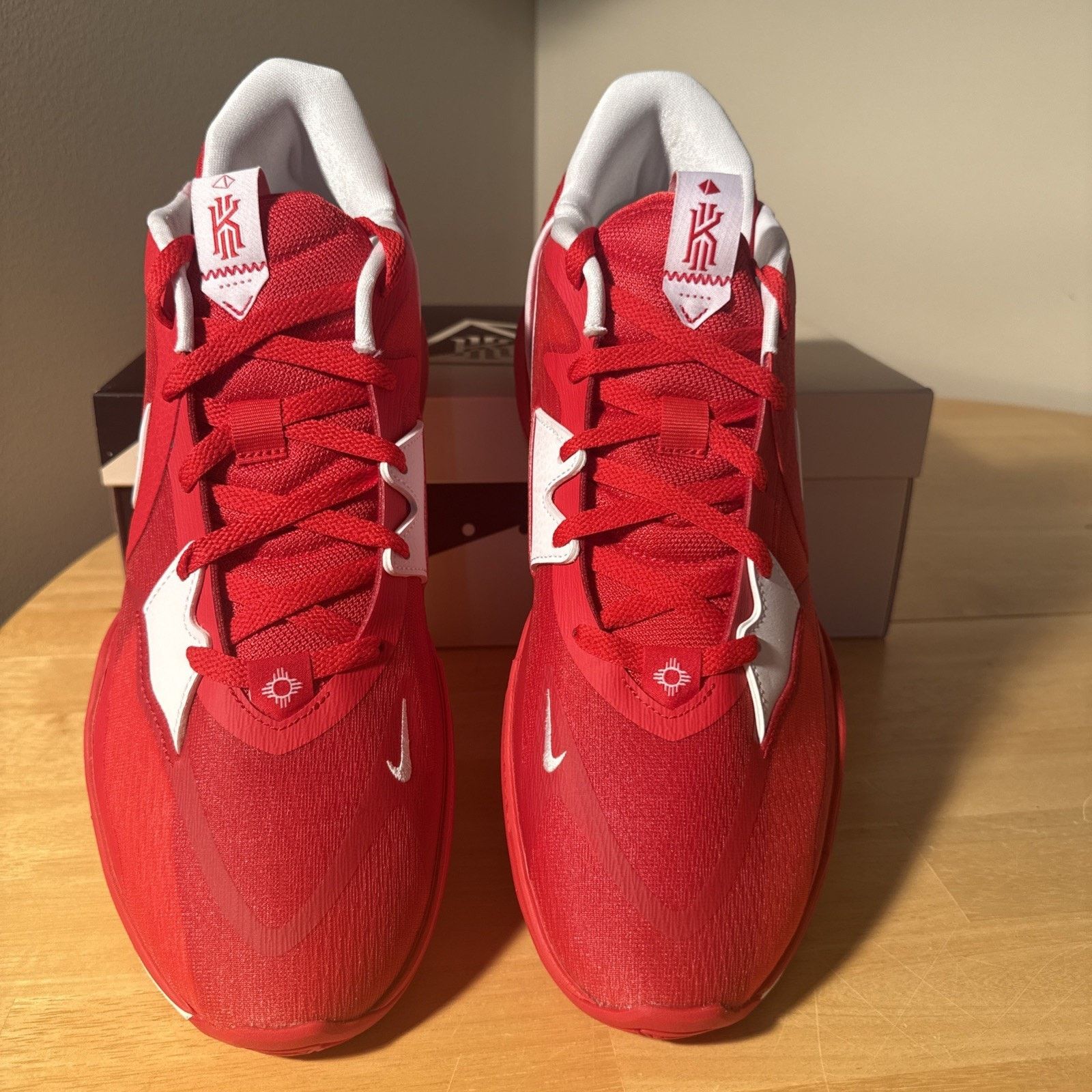 Nike Nike Kyrie 5 Low TB University Red Size 14 Men's Basketball Size US 14 / EU 47 - 4 Thumbnail