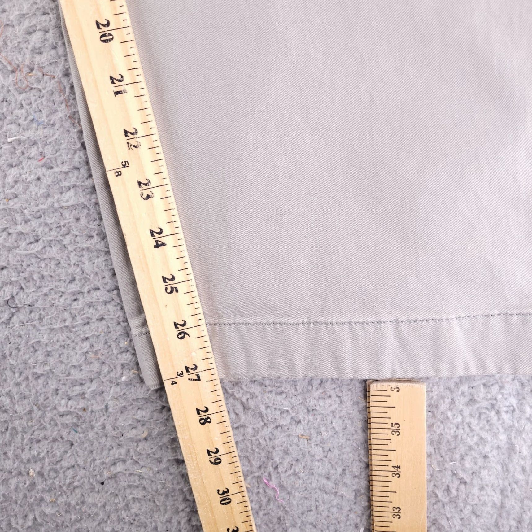 Vintage LL Bean Pants Mens 38x27 Chino Relaxed Straight Gray Shirt? Size US 38 / EU 54 - 4 Thumbnail