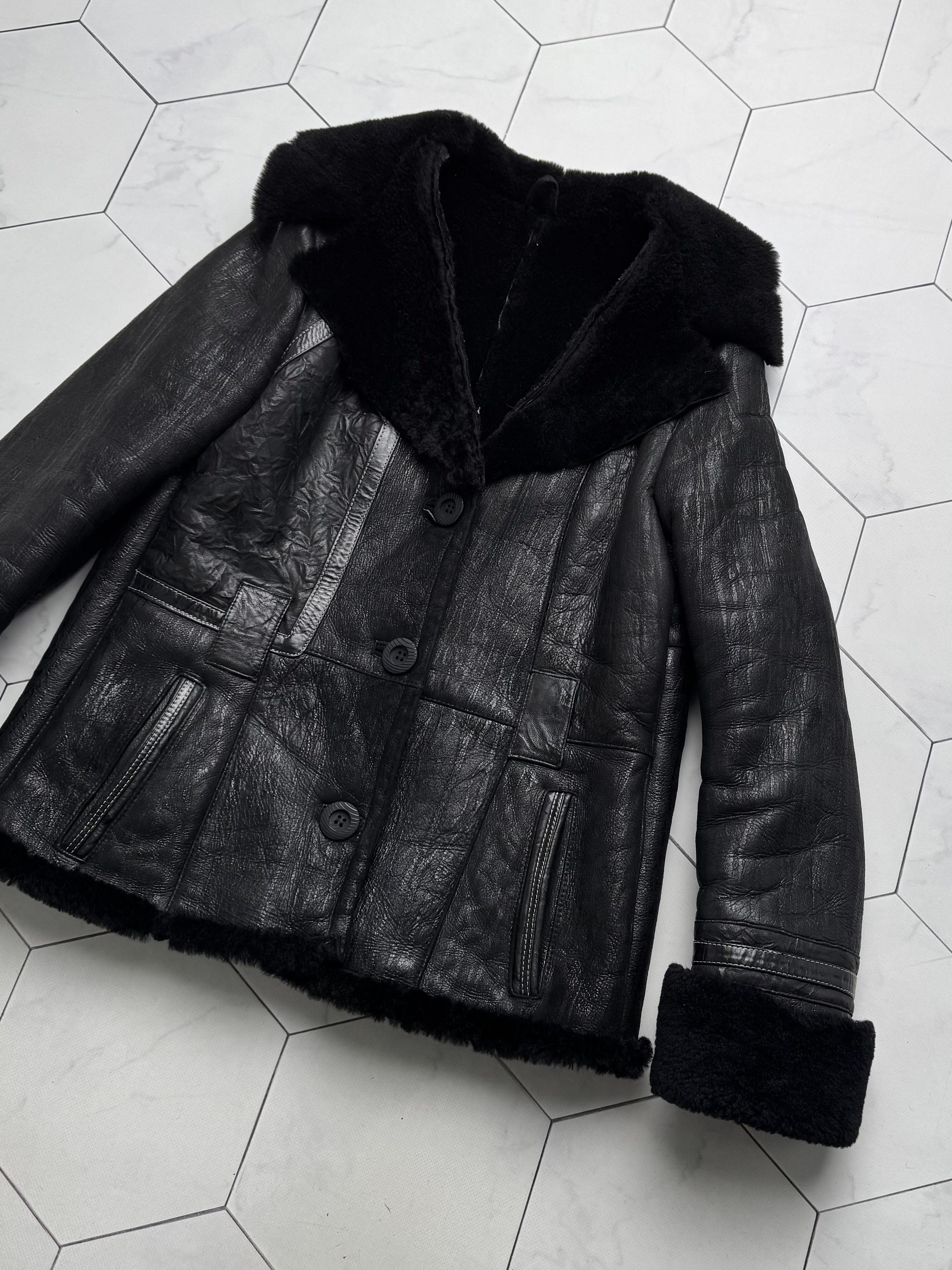 Vintage Vintage Real Sheepskin Jacket (B550) Size S / US 4 / IT 40 - 7 Thumbnail