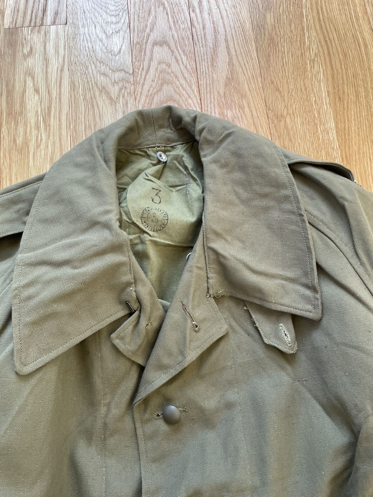 Other French Army M-35 Motorcycle Jacket Vintage 40s Size 3 XL Size US XL / EU 56 / 4 - 5 Thumbnail