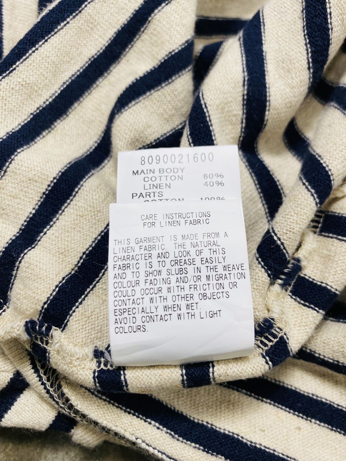 Nigel Cabourn Vintage Nigel Carbourn Stripe Tee Size US M / EU 48-50 / 2 - 13 Thumbnail