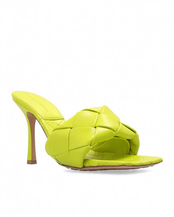 Bottega Veneta o1n1vont1125 Lido Mule in Yellow Size US 8 / IT 38 - 2 Thumbnail