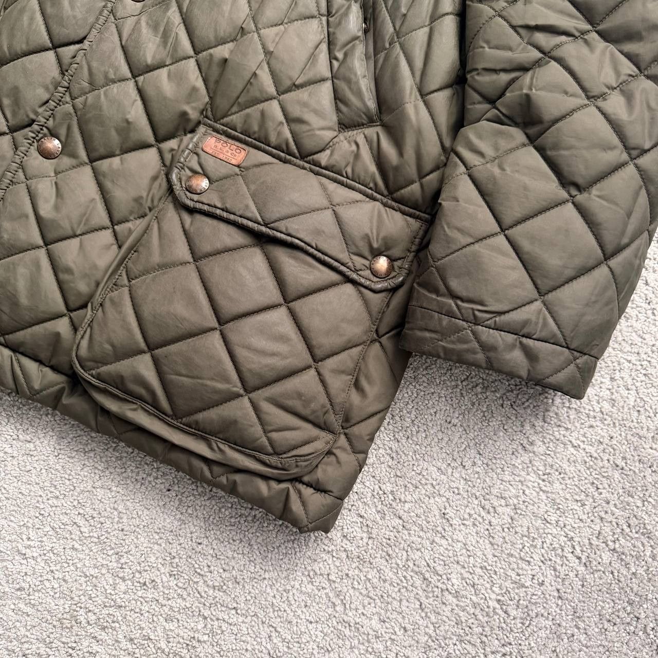 Polo Ralph Lauren Ralph Lauren Quilted Khaki Vintage Jacket Size US L / EU 52-54 / 3 - 4 Thumbnail