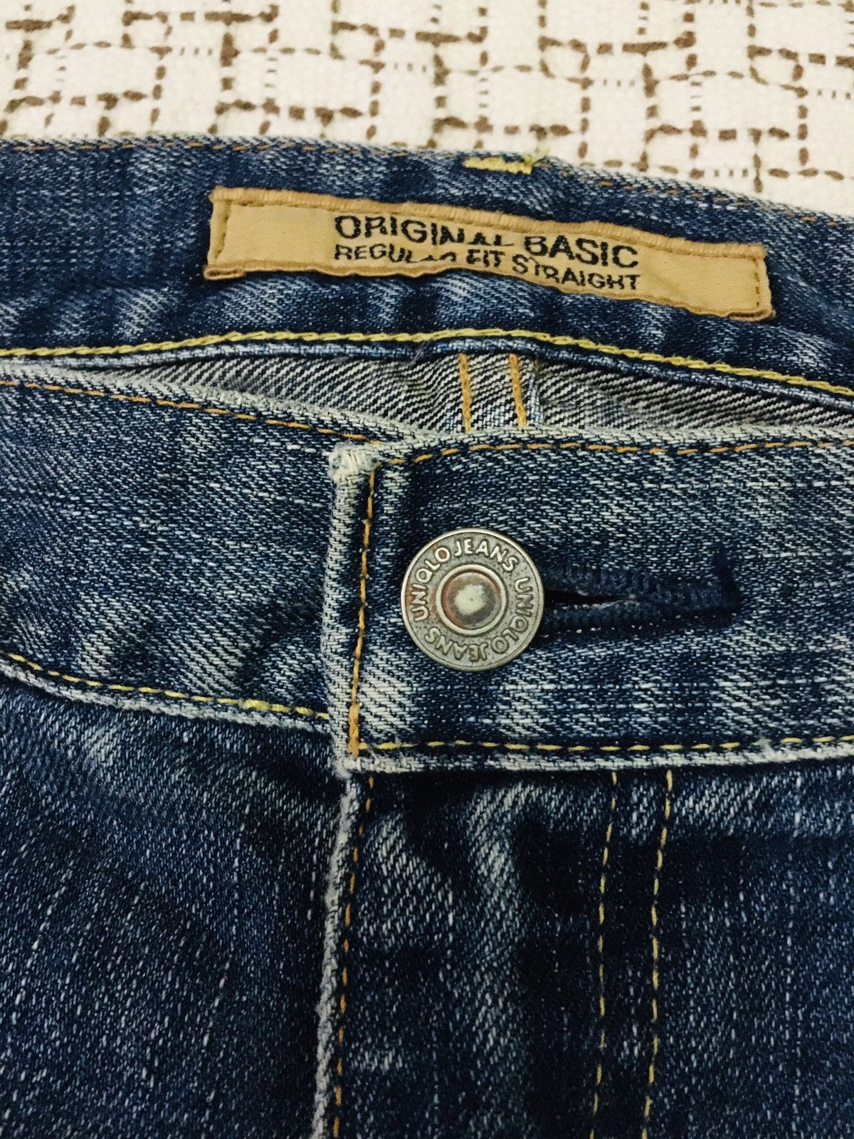 Japanese Brand × Uniqlo Uniqlo Regular Fit Straight Jeans (16) Size US 35 - 12 Thumbnail