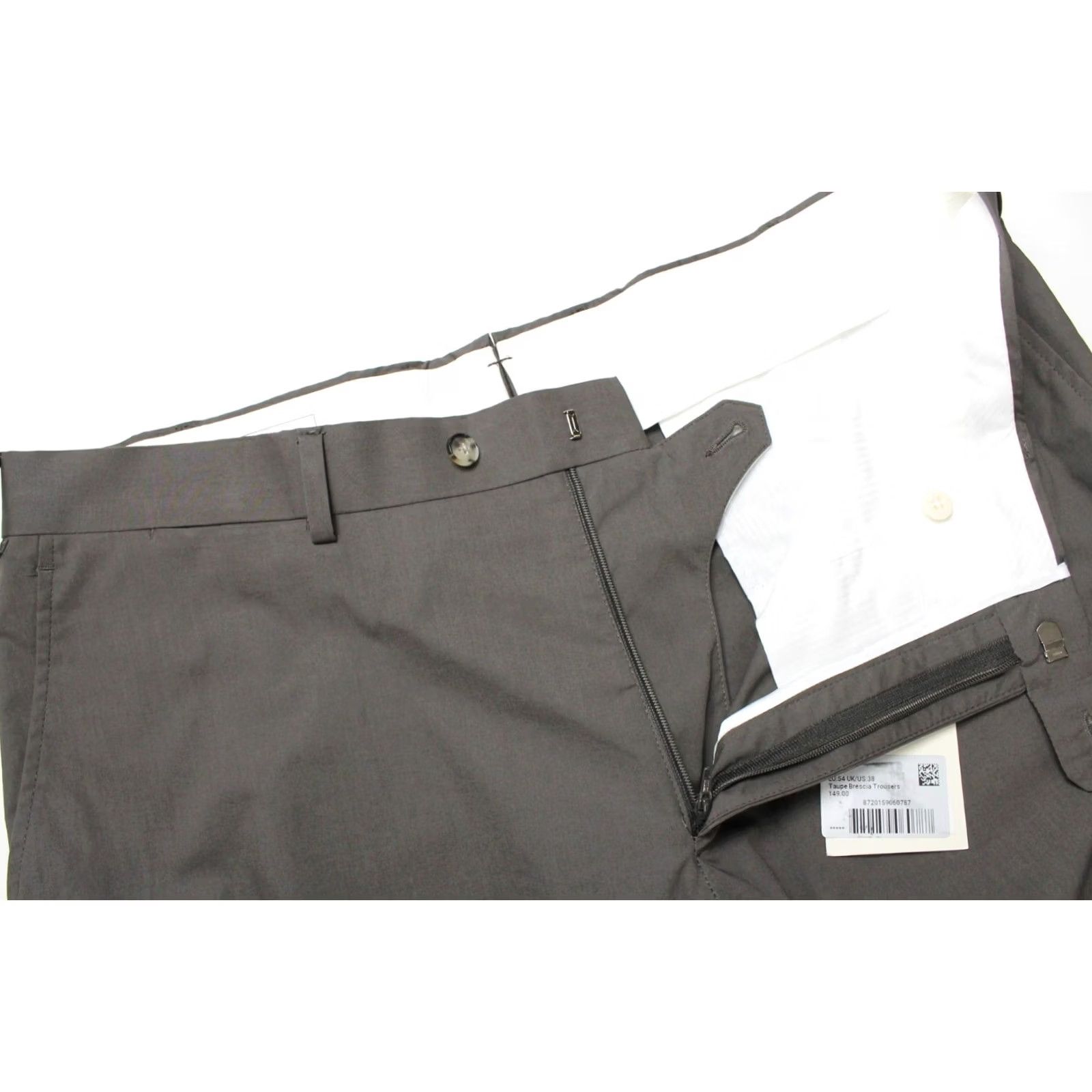 Suitsupply Suitsupply Suit Mens UK 38 Brown Soho Trousers Men Pleated Regular Zip Fly Size US 38 / EU 54 - 4 Thumbnail