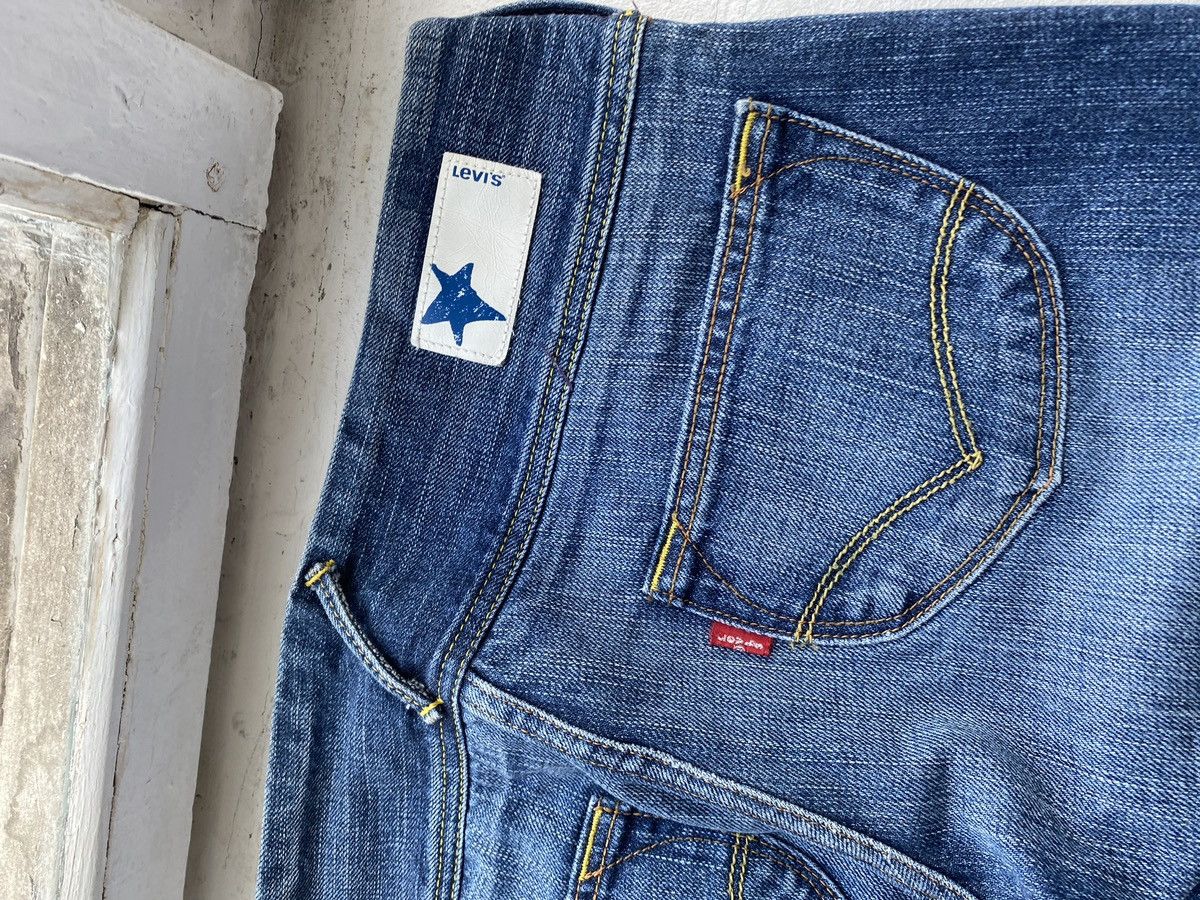 Japanese Brand × Levi's × Vintage VNTG Levis Blue Fingered Genius Star Selvedge Jeans 32 Size 32" / US 10 / IT 46 - 6 Thumbnail
