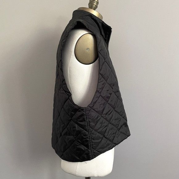 Handmade Silverfoot Black Quilted Vest - handmade in Squamish BC 🇨🇦 Size S / US 4 / IT 40 - 12 Thumbnail