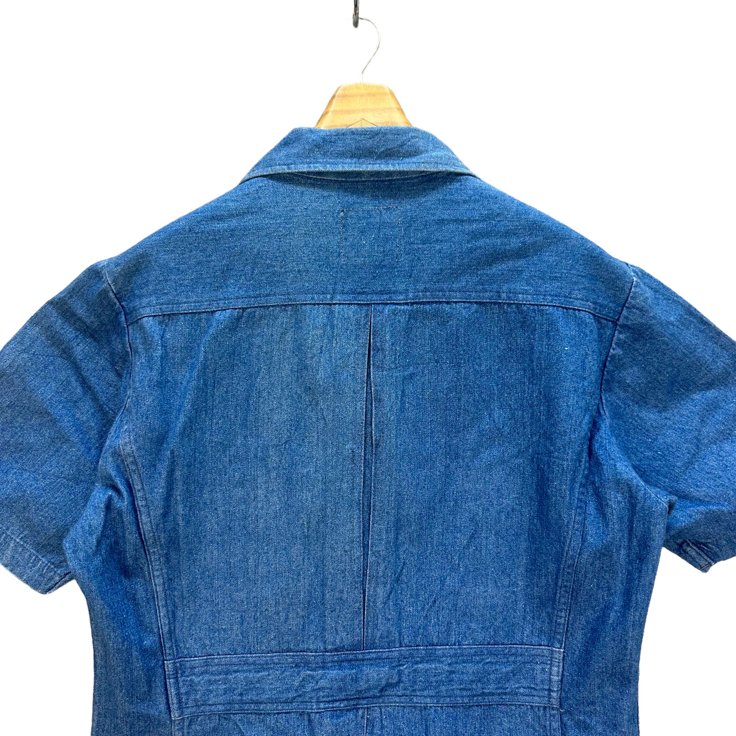 Wrangler VINTAGE 90's WRANGLER SOFT DENIM CHORE JACKET #8051-198 Size L / US 10 / IT 46 - 9 Thumbnail
