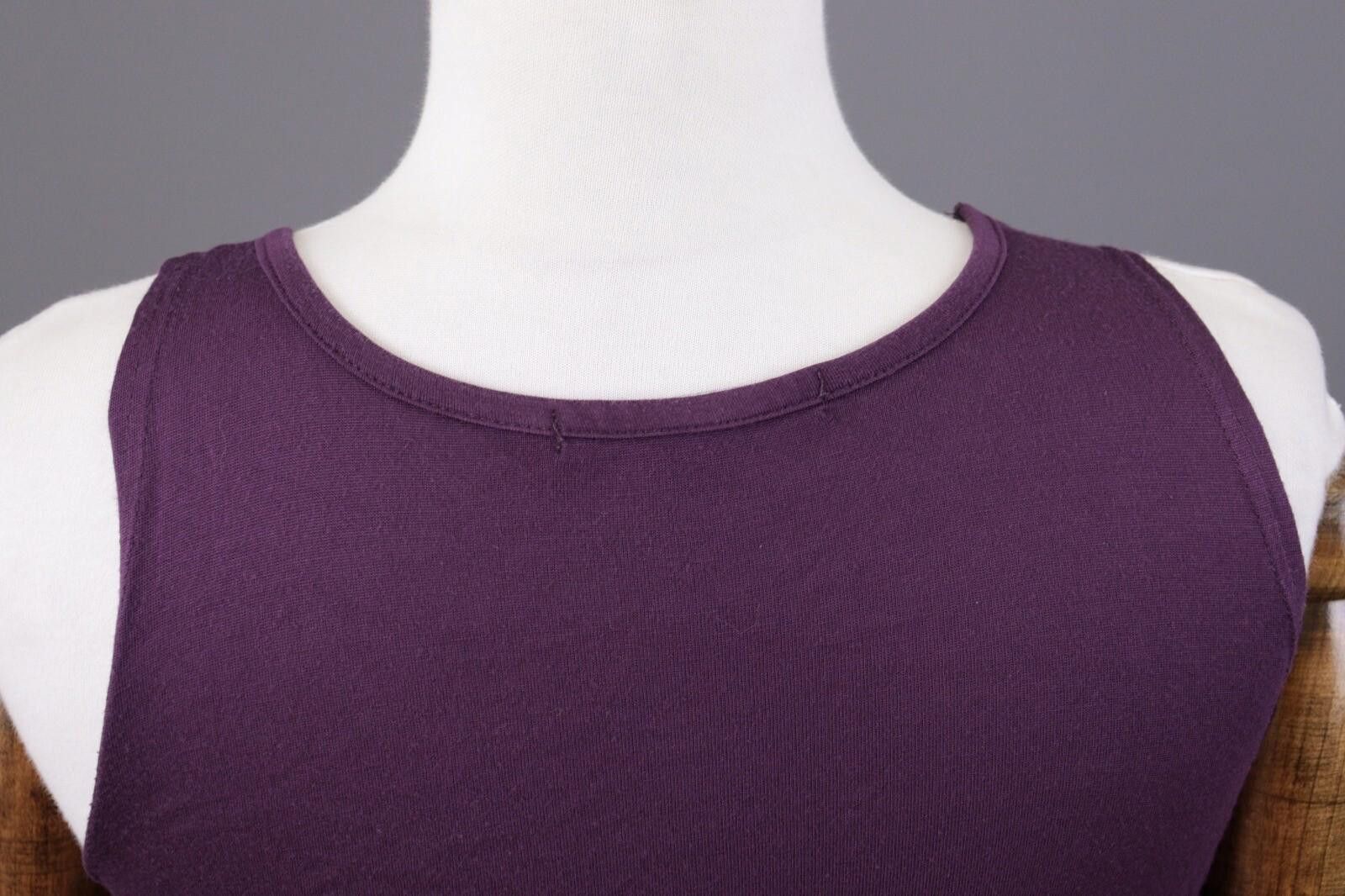 Designer Gudrun Sjoden Purple Modal Midi A-Line Dress Size S Size S / US 4 / IT 40 - 10 Thumbnail