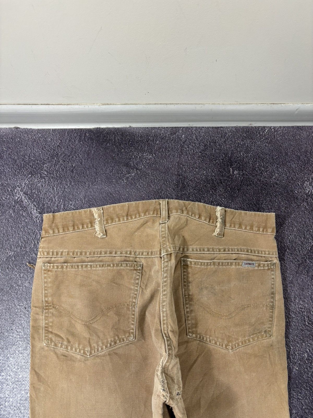 Carhartt Vintage 90s Carhartt USA Made Carpenter Work Baggy Pants Size US 38 / EU 54 - 2 Thumbnail