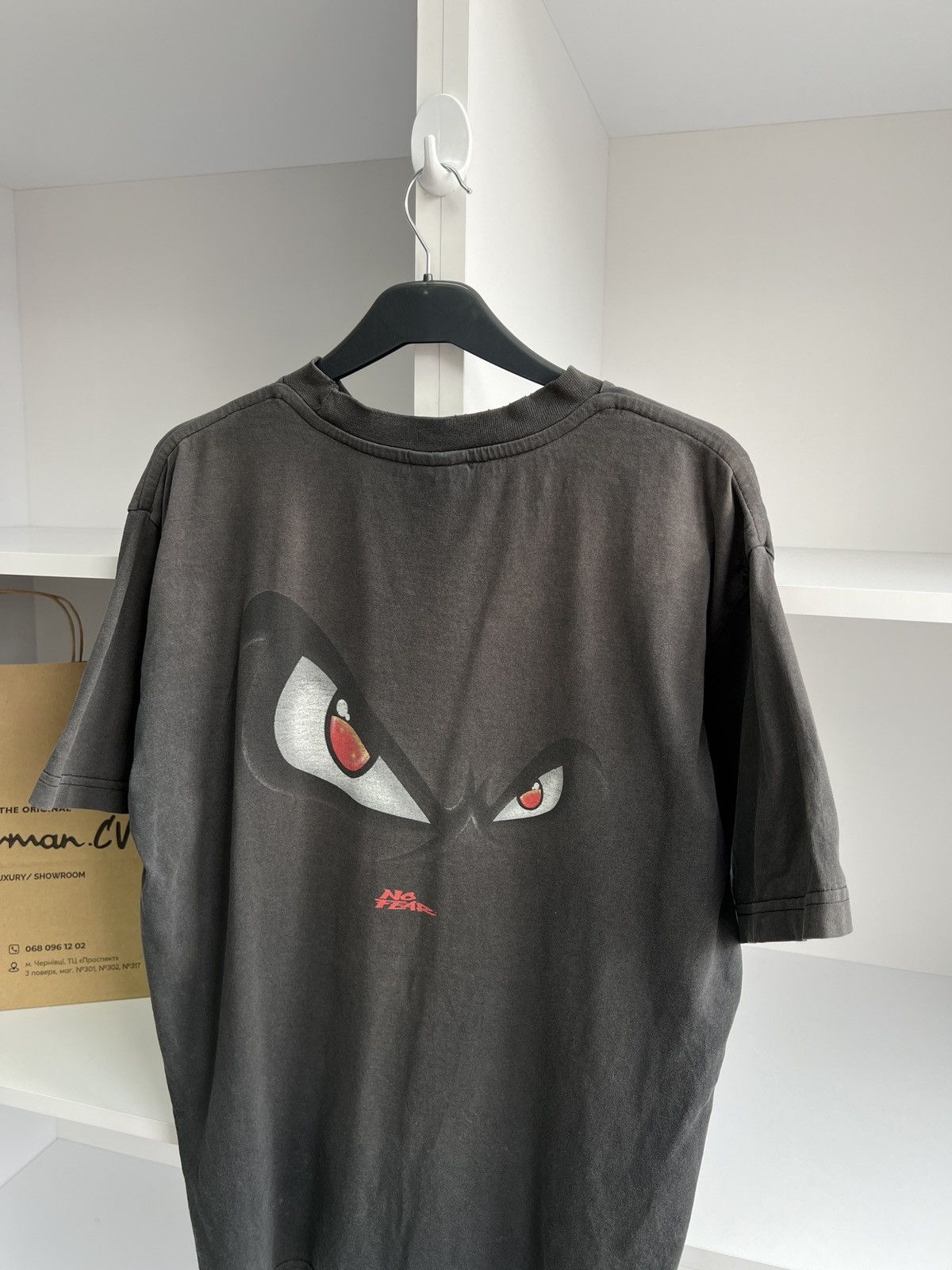 No Fear × Vintage Vintage No Fear Big Logo Faded T-Shirt Size US M / EU 48-50 / 2 - 14 Thumbnail
