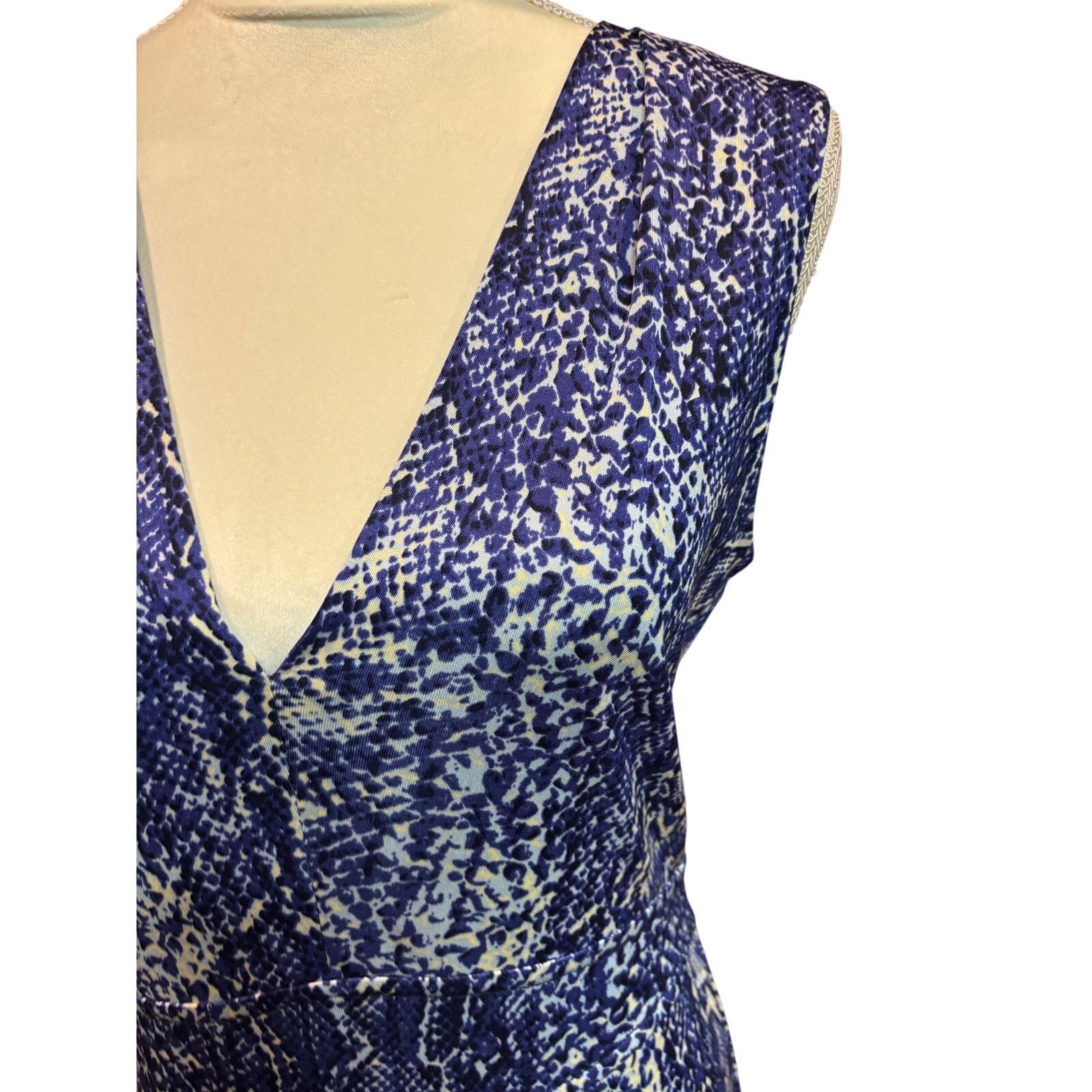 Tory Burch Tory Burch Silk Snakeskin Print Dress Size M Size M / US 6-8 / IT 42-44 - 9 Thumbnail