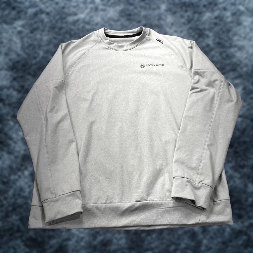 Vintage UNRL Sweatshirt Mens XL Gray Monarc Crewneck Football Gym Training Pullover Logo Shirt XL Mens Gray Monarc Football Gym Training Pullover Logo Size US XL / EU 56 / 4 - 1 Thumbnail