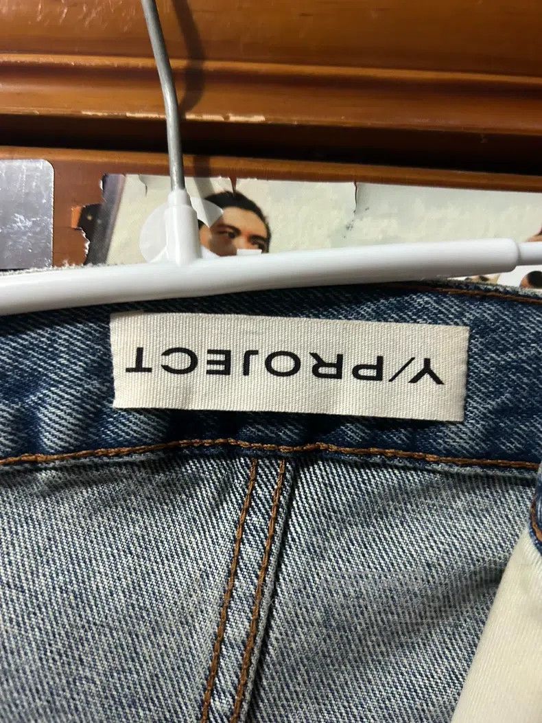Y/Project Y/PROJECT Size 32 Straight asymmetric applique jeans in aut Size US 32 / EU 48 - 3 Thumbnail