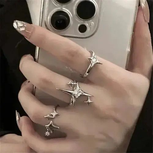 Other × Ring Of Fire Cute Star Open Ring Size ONE SIZE - 2 Thumbnail