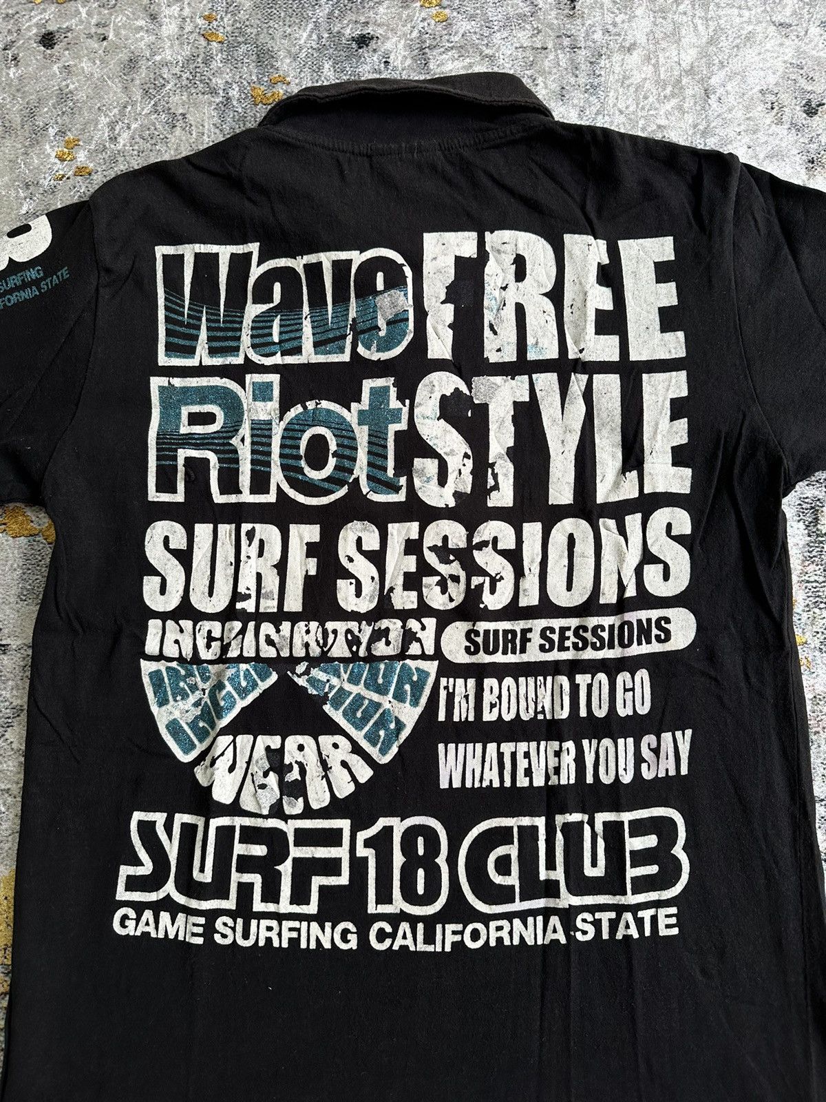 Beauty Beast Crazy Trashed Surf poem tshirt Summer style Japanese dope.h Size US S / EU 44-46 / 1 - 2 Thumbnail