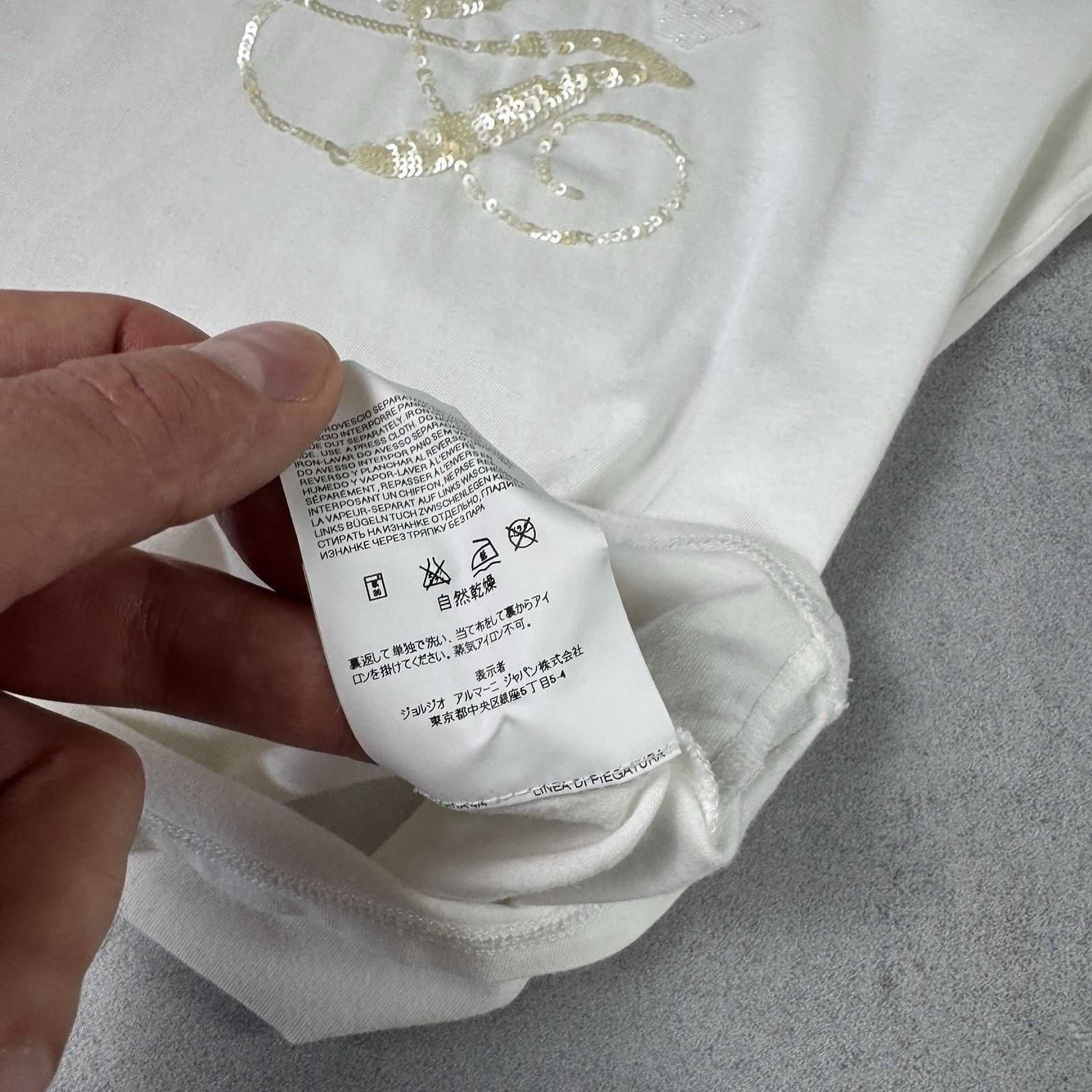 Armani Armani Jeans Logo Women T Shirt Size M White Size M / US 6-8 / IT 42-44 - 14 Thumbnail
