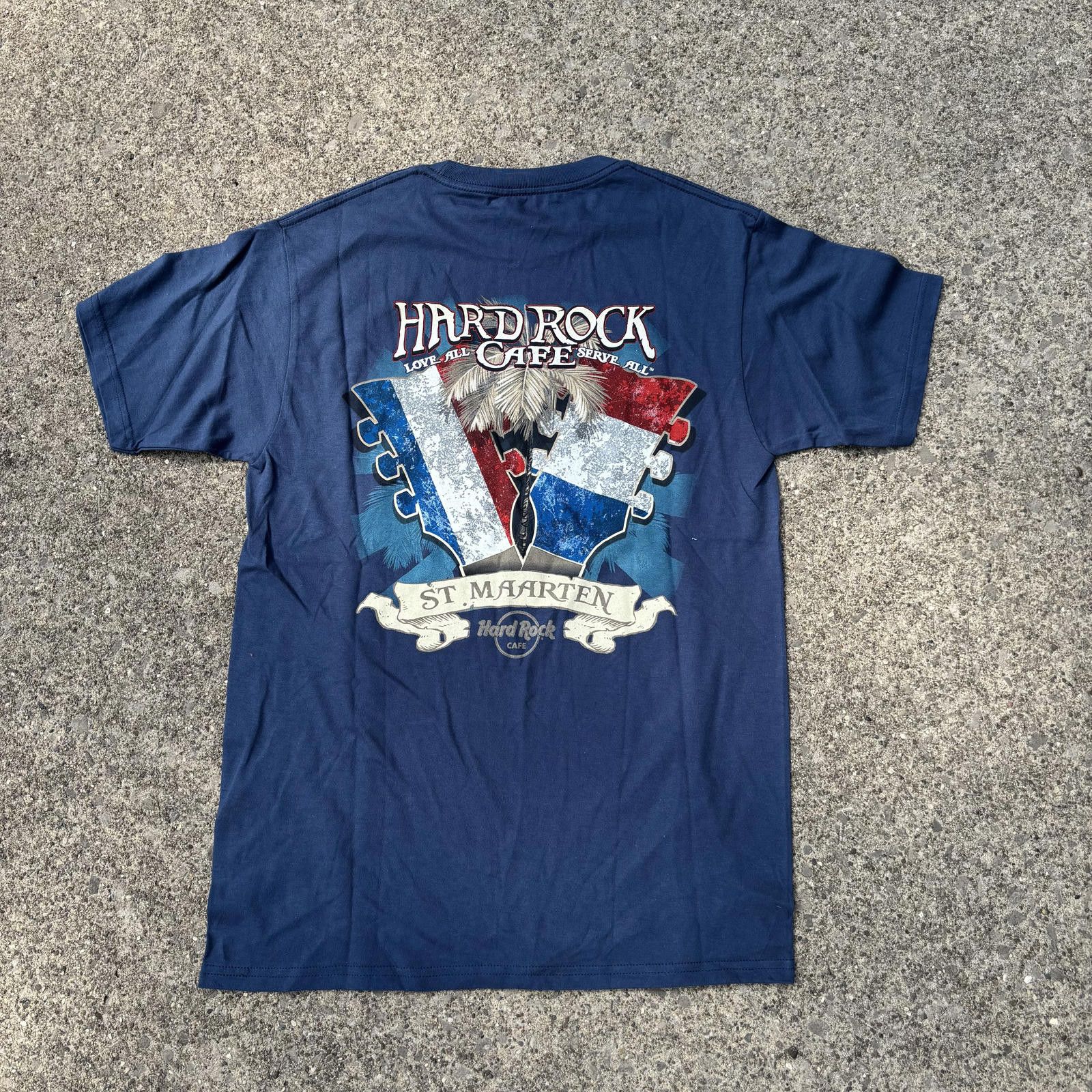 Hard Rock Cafe Hard Rock Cafe St. Maarten T-Shirt - Navy Blue Size US M / EU 48-50 / 2 - 2 Thumbnail