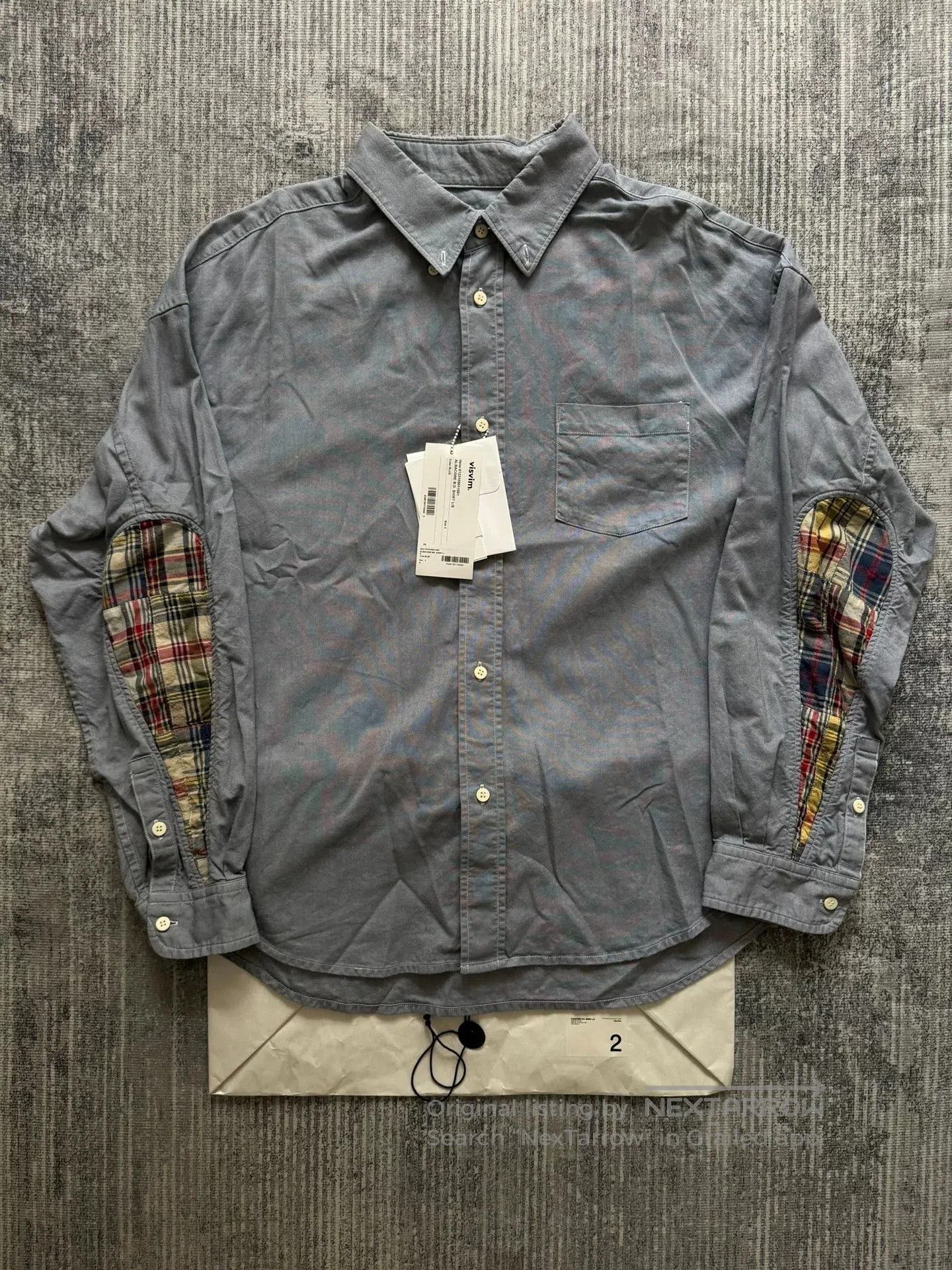 visvim albacore long sleeve button-up shirt.