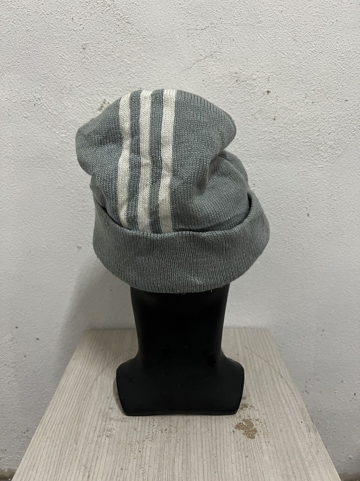Adidas Vintage Adidas Big Logo Beanie Hat Size ONE SIZE - 5 Thumbnail