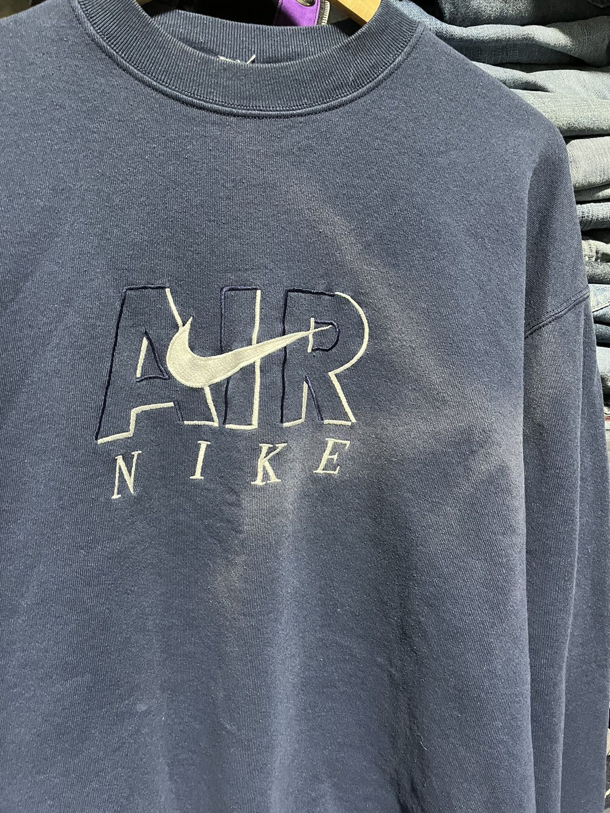 Crazy Vintage 90s Nike Air Swoosh Crewneck Skater Essential