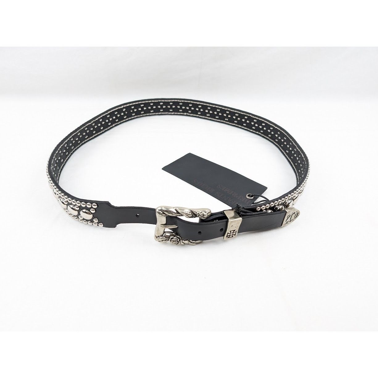 Enfants Riches Deprimes o1rshd1 Q:2 / Size: 110 / Goodbye Franky Belt in Black/Silve Size 44 - 10 Thumbnail