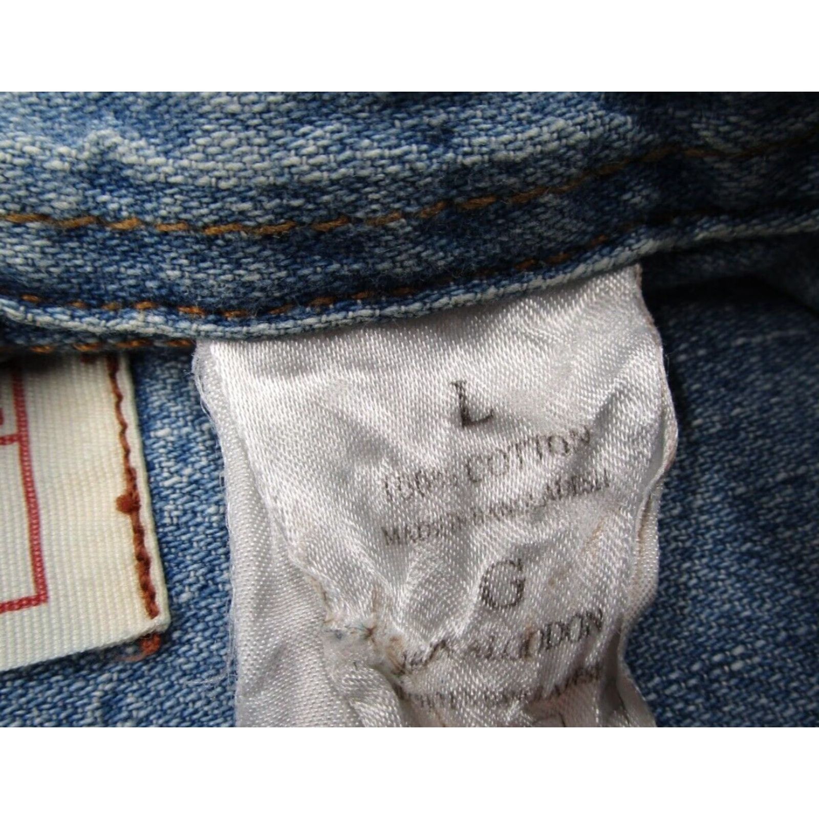 Levi's Levis Shirt Mens Large Blue Denim Button Up Workwear Rancher Rodeo Size US L / EU 52-54 / 3 - 4 Thumbnail