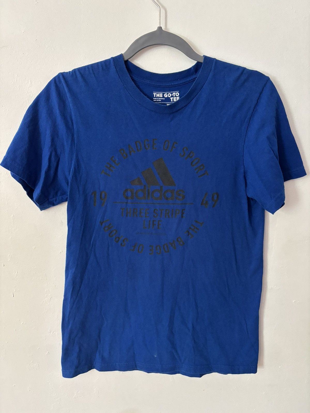 Adidas Adidas Blue T-Shirt Size US S / EU 44-46 / 1 - 1 Thumbnail