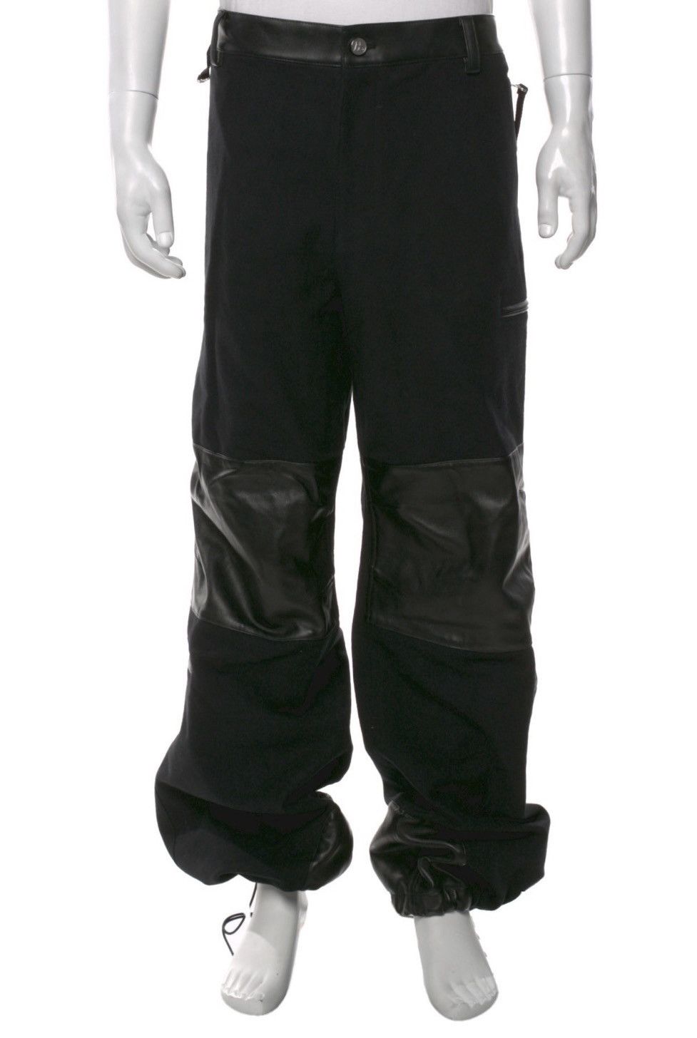Helmut Lang Helmut Lang Leather Lightweight Runway Black Ski Pants Size US 36 / EU 52 - 1 Thumbnail