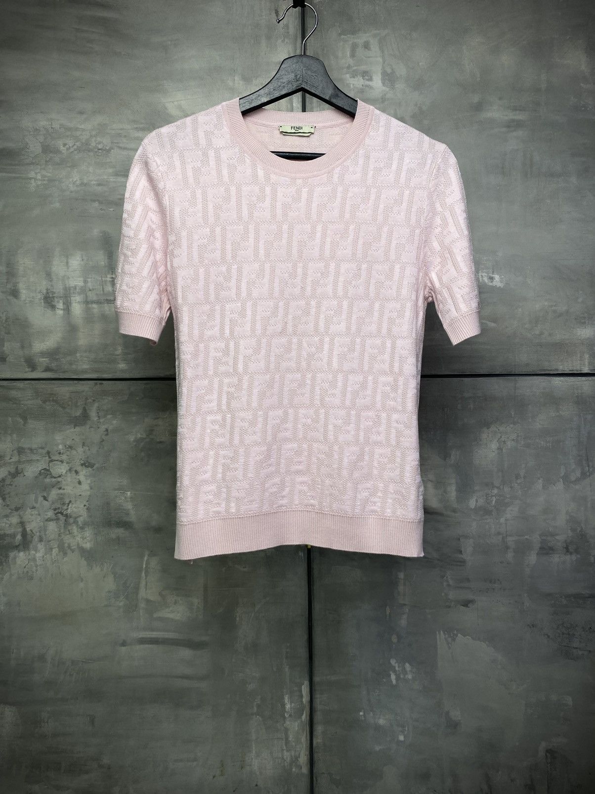 Fendi Fendi monogram t-shirt Size S / US 4 / IT 40 - 1 Thumbnail