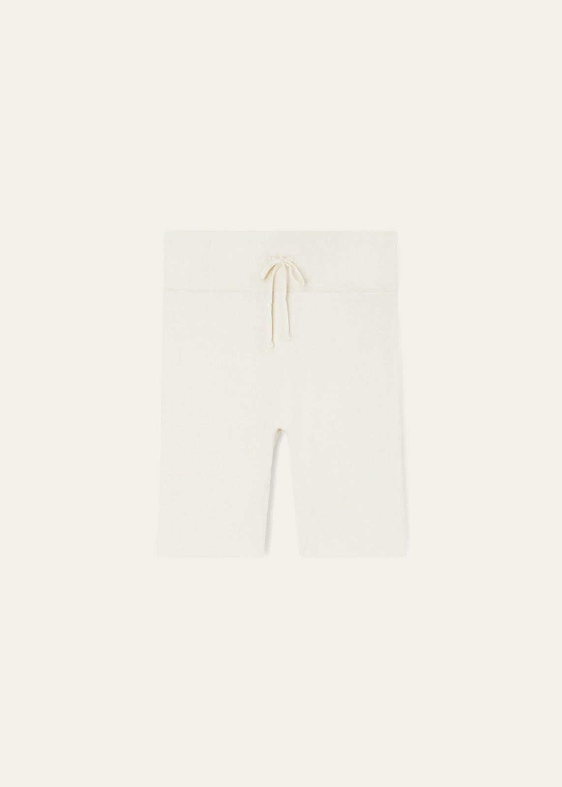 o1srvl11e1024 Cocooning Stretch Viscose Short in White