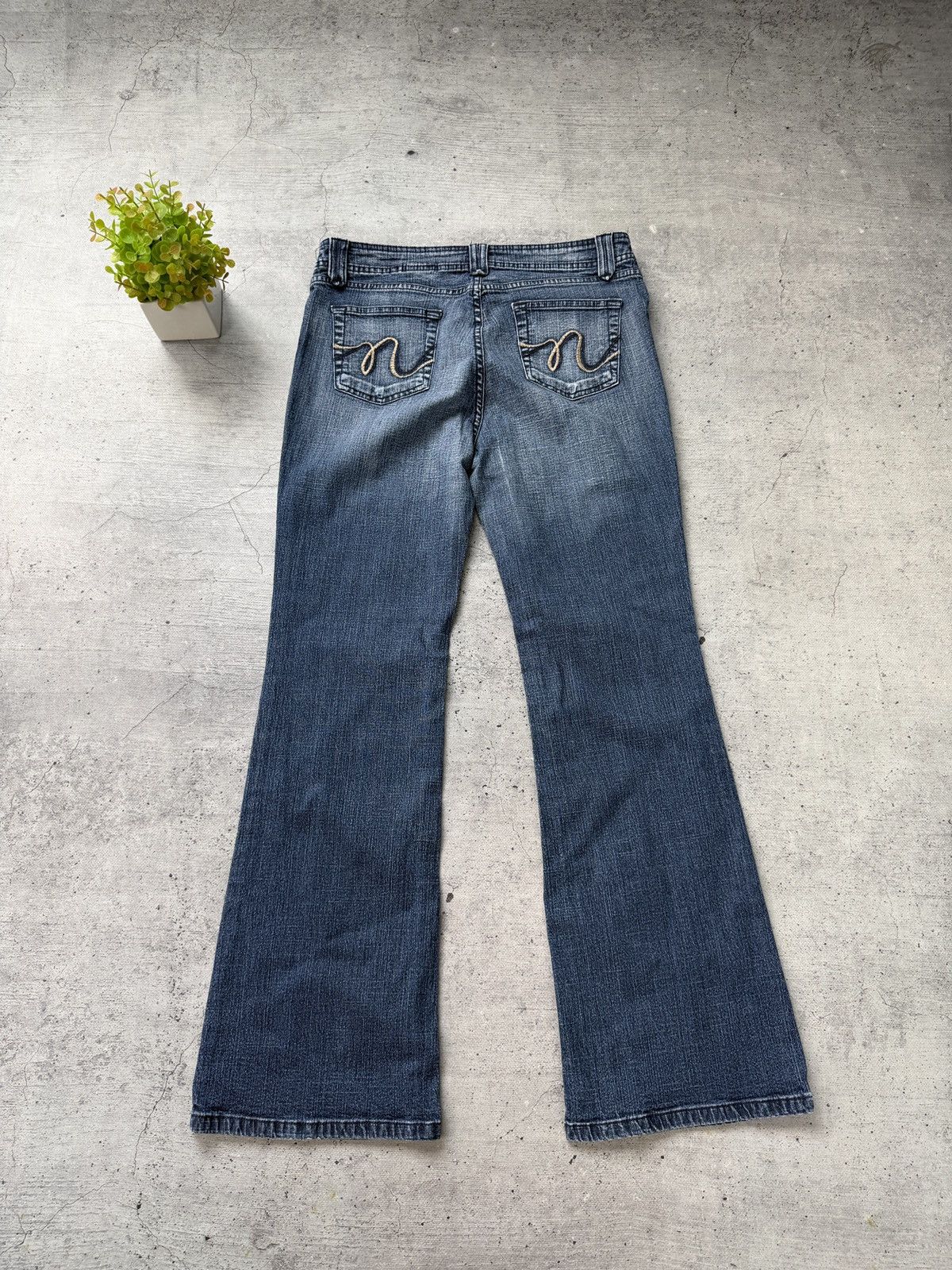 Vintage ARCHIVE Baggy Y2K Jeans / Underground Number Nine Style 90s Size US 32 / EU 48 - 2 Thumbnail